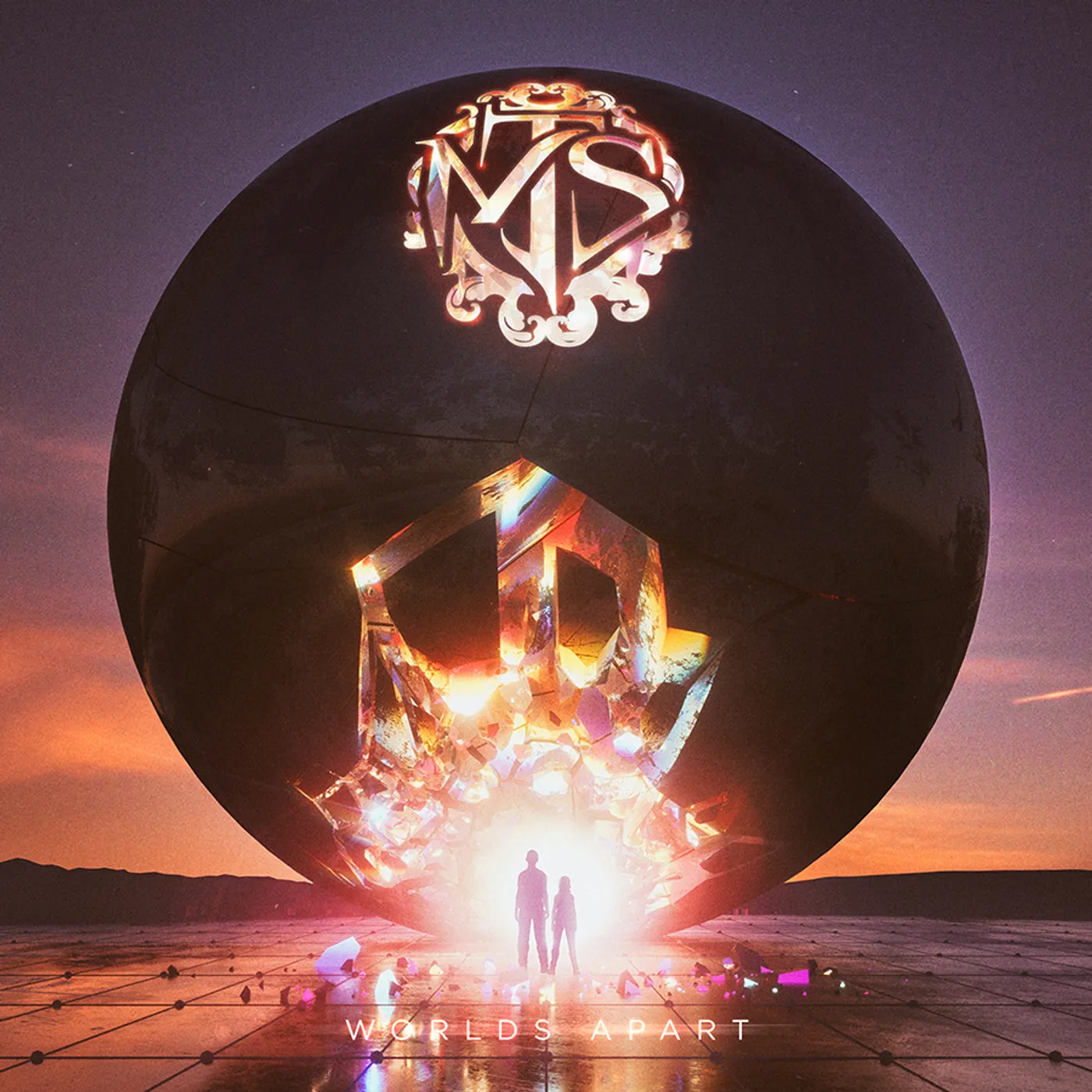 Make Them Suffer WORLDS APART (COLORED VINYL/DL CARD) Vinyl Record