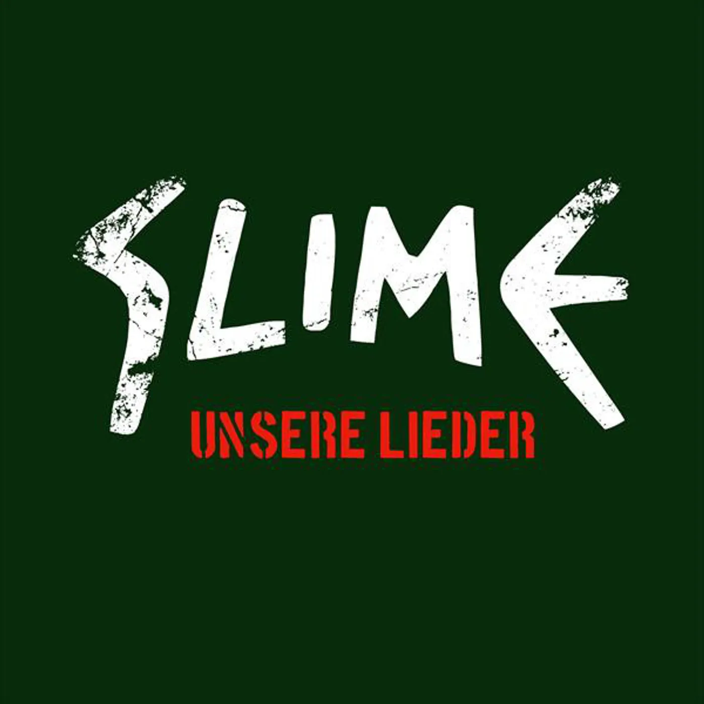 Slime UNSERE LIEDER (RED VINYL) Vinyl Record