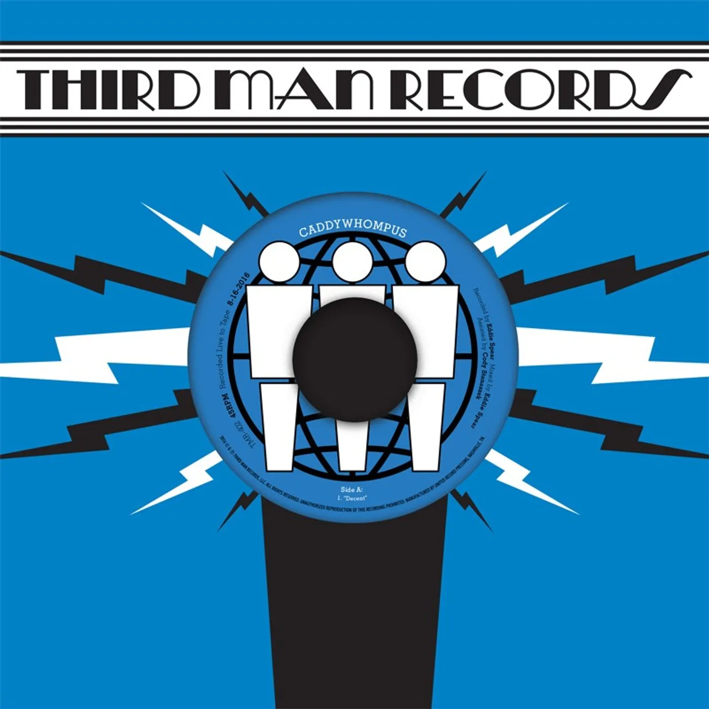 Caddywhompus Live at Third Man Records Vinyl Record