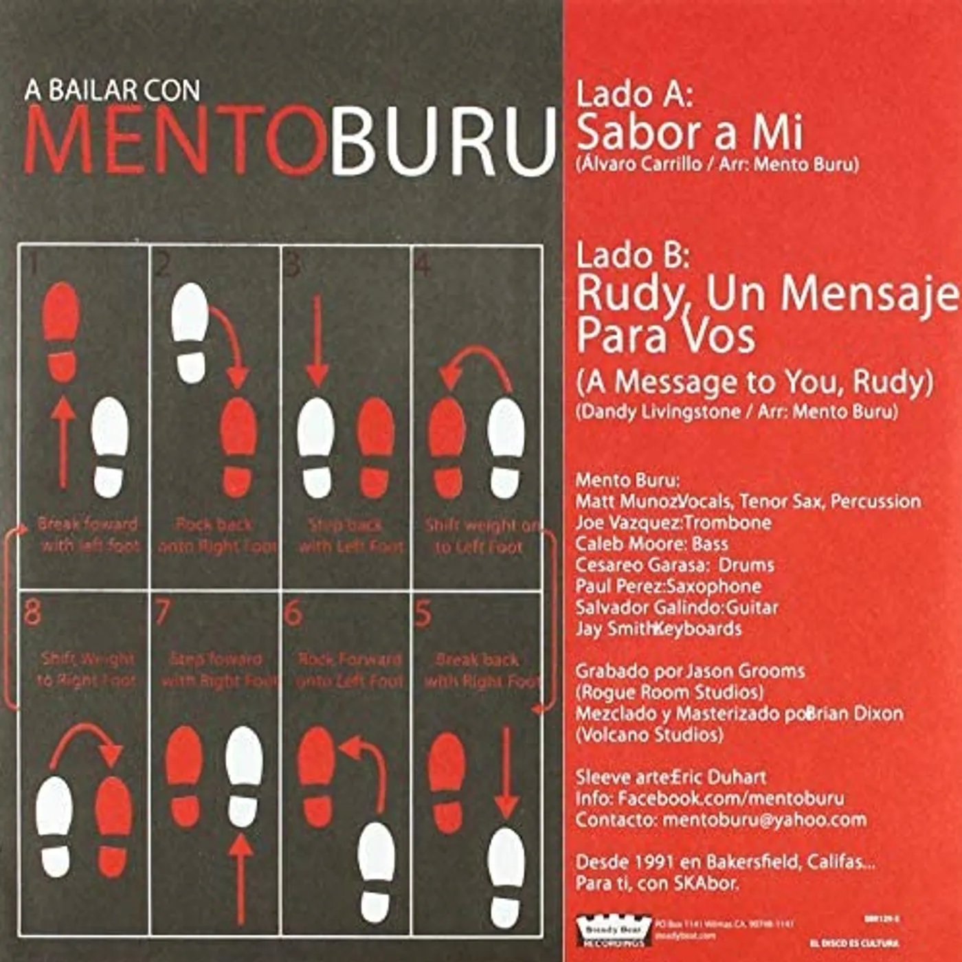 Mento Buru SABOR A MI Vinyl Record