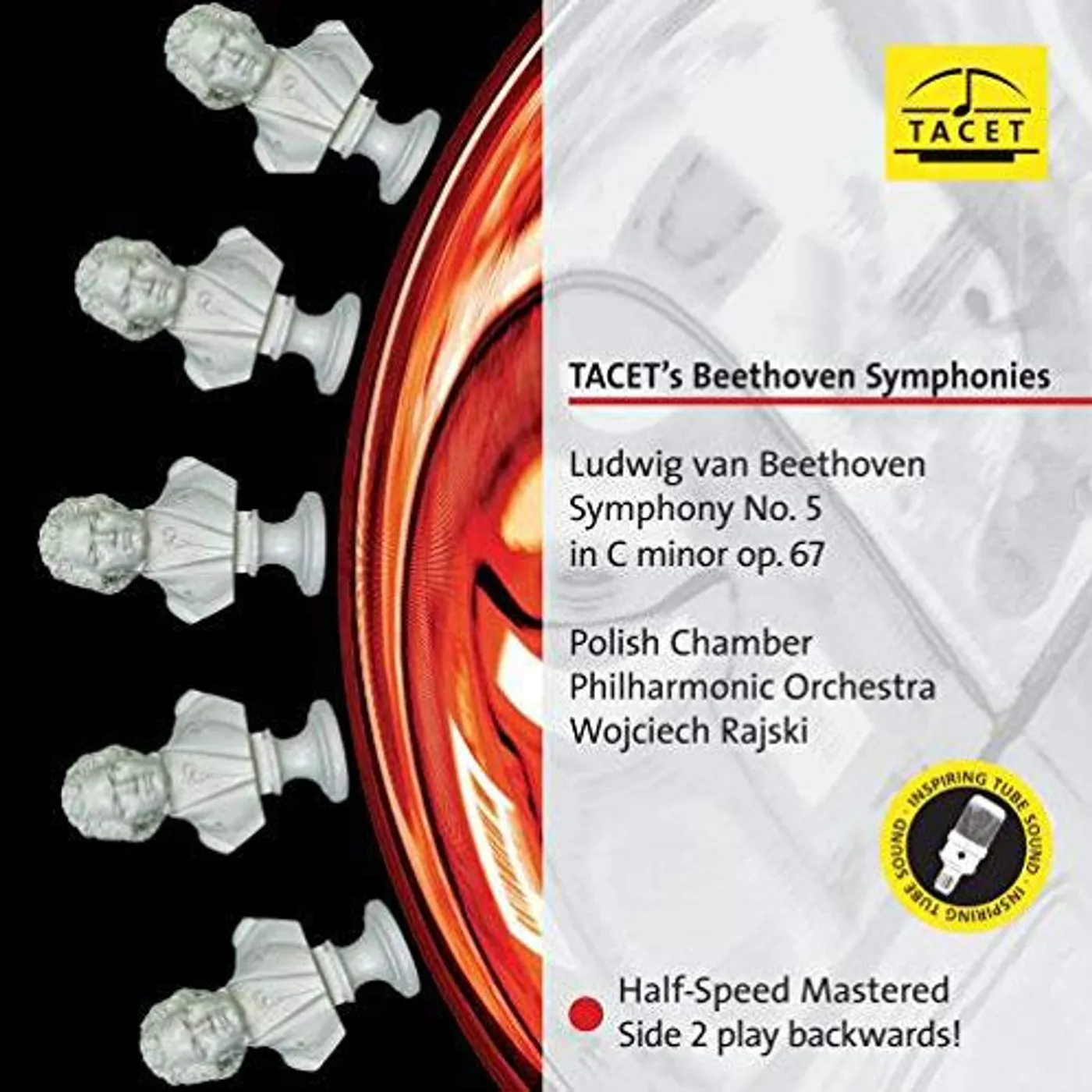 Beethoven / Polish Chamber Phil Orch / Rajski TACET'S BEETHOVEN SYMPHONIES 5 Vinyl Record