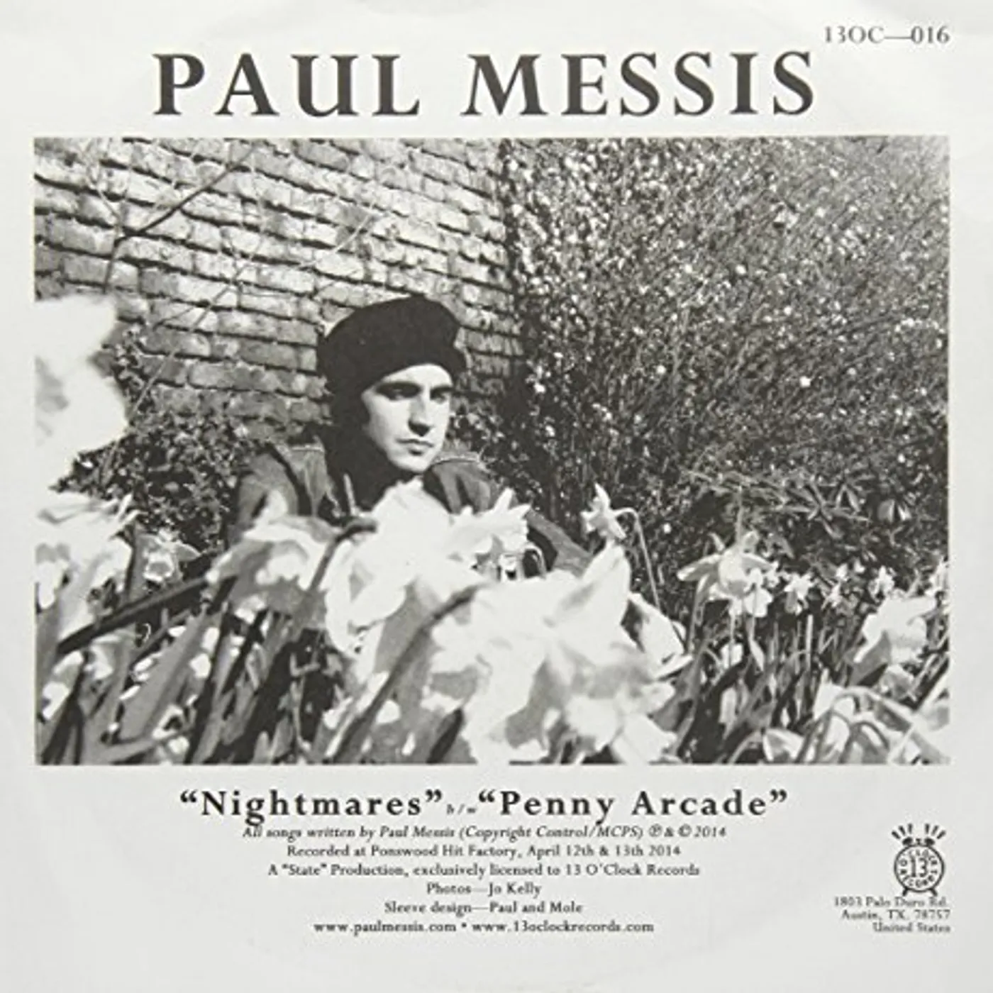 Paul Messis NIGHTMARES / PENNY ARCADE Vinyl Record