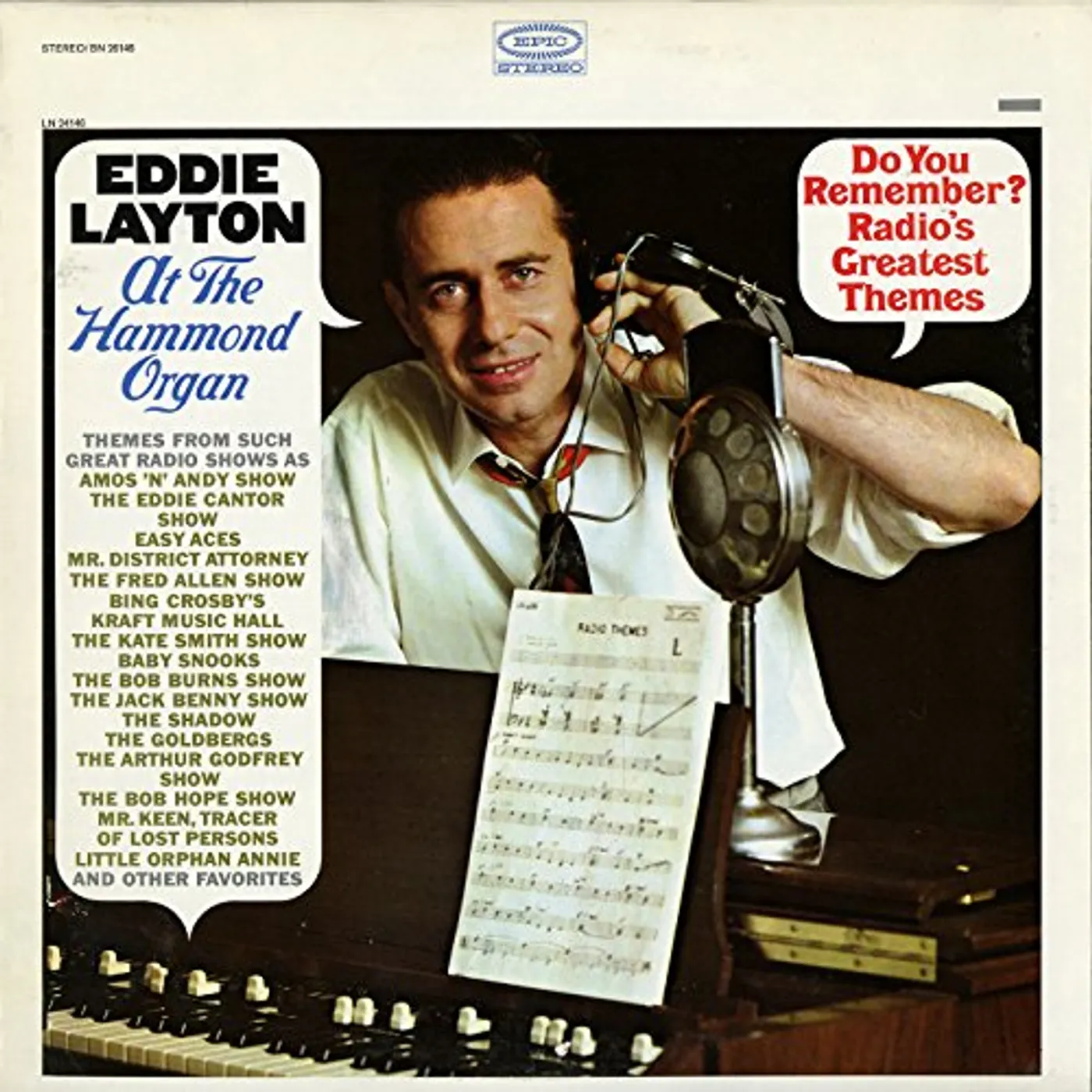 Eddie Layton DO YOU REMEMBER RADIO'S GREATEST THEMES CD
