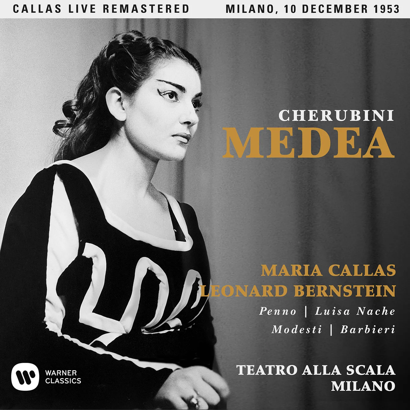 Maria Callas CHERUBINI: MEDEA (MILANO 10/12/1953) CD