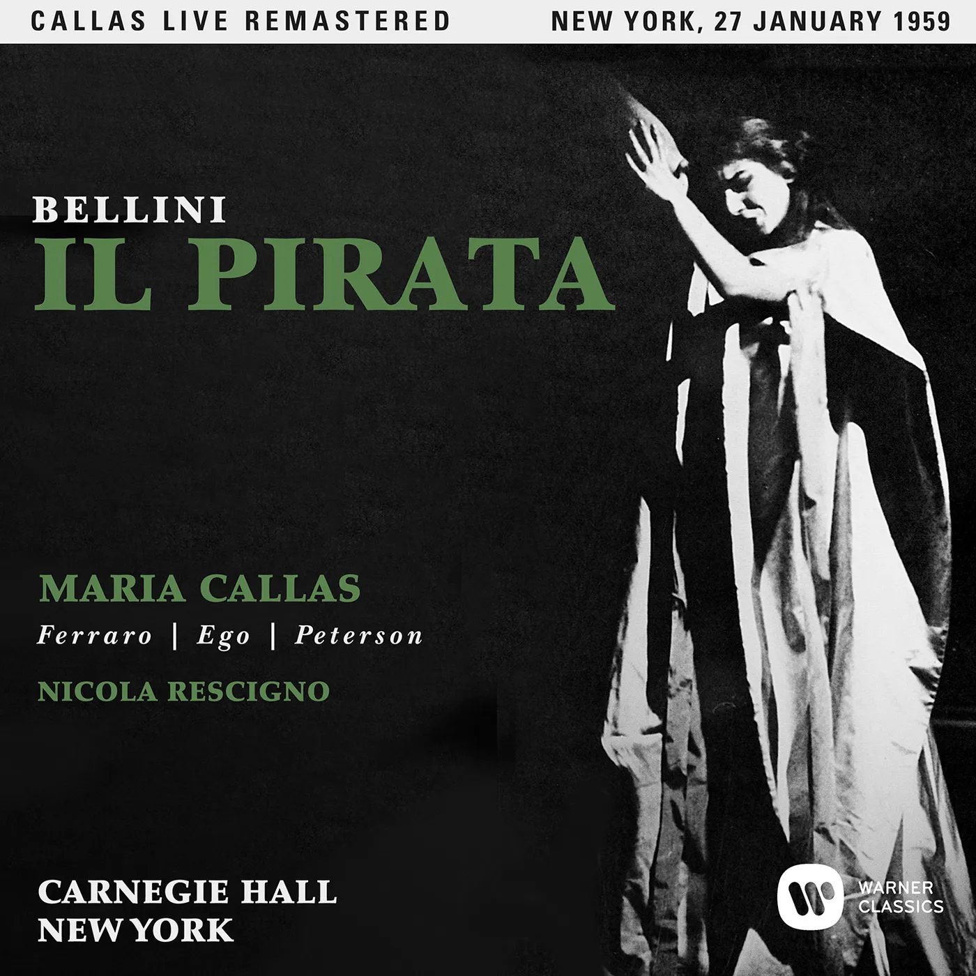 Maria Callas BELLINI: IL PIRATA (NEW YORK 27/01/1959) CD