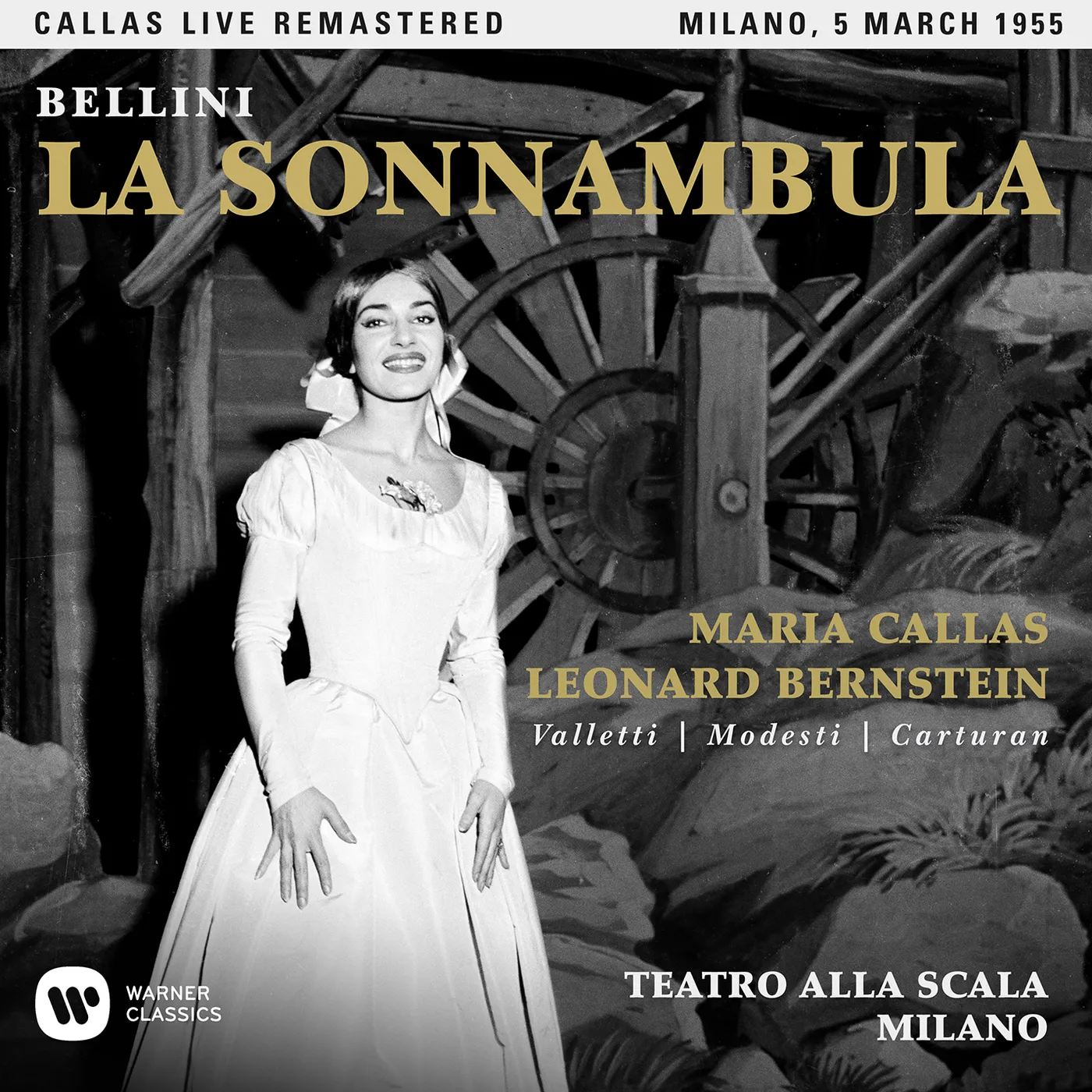 Maria Callas BELLINI: LA SONNAMBULA (MILANO 05/03/1955) CD