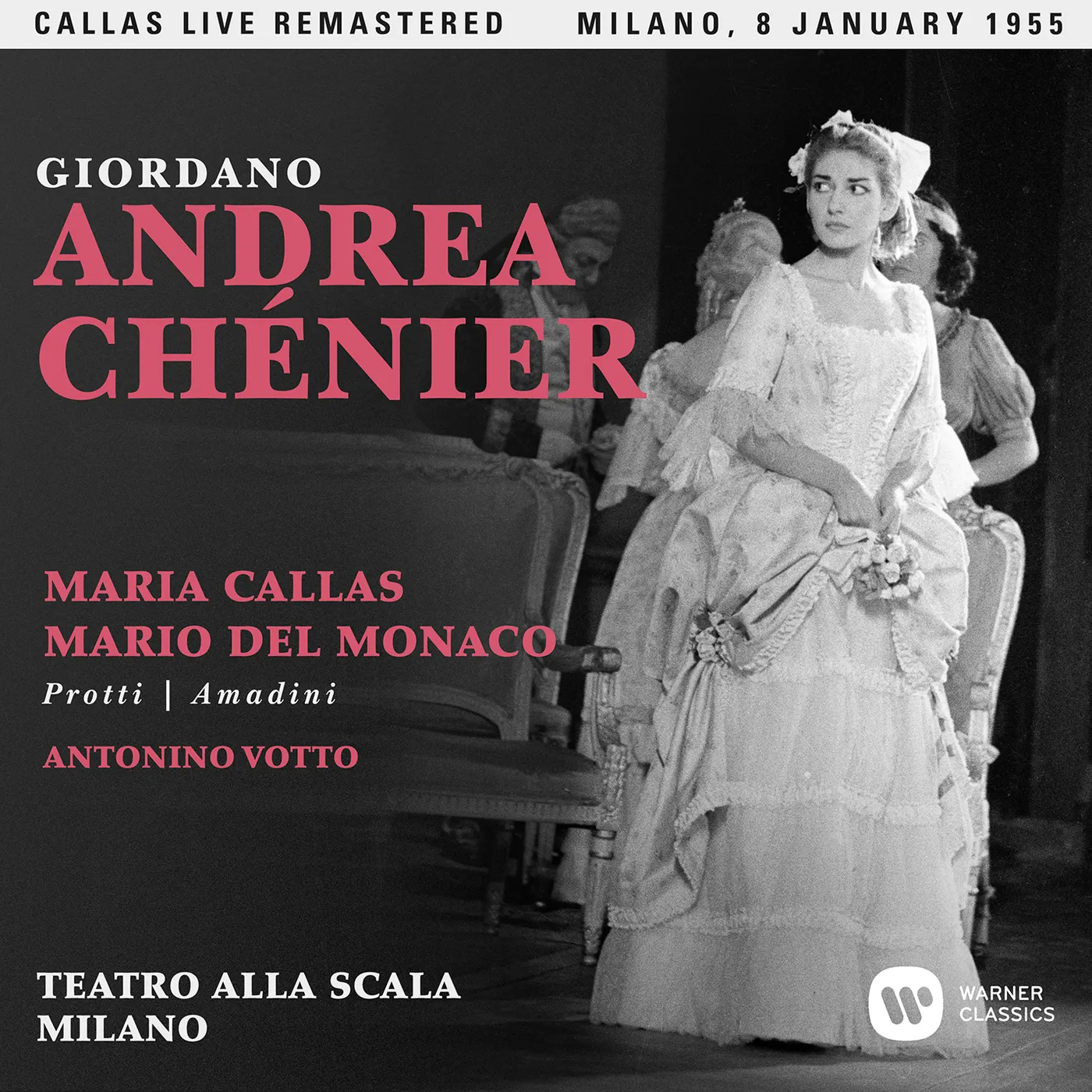 Maria Callas GIORDANO: ANDREA CHENIER (MILANO 08/01/1955) CD