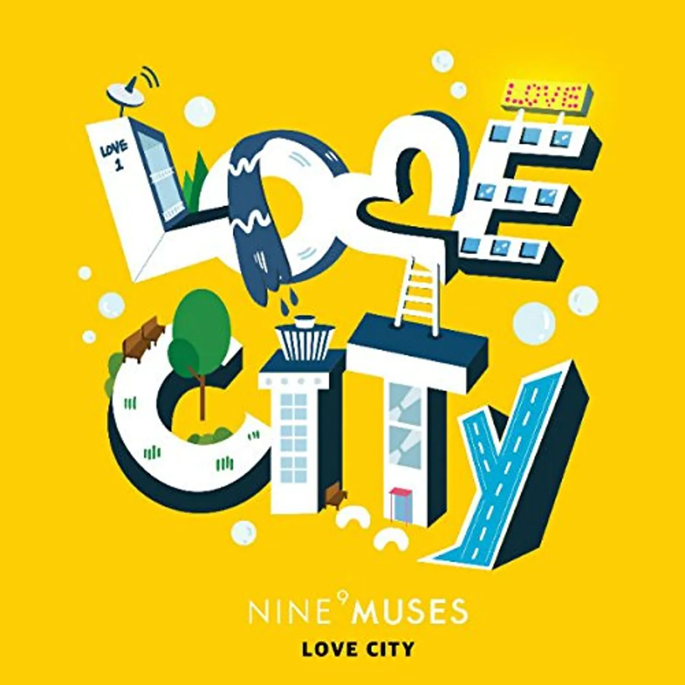 9MUSES MUSES DIARY PT.3: LOVE CITY (REPAKAGE MINI ALBUM) CD