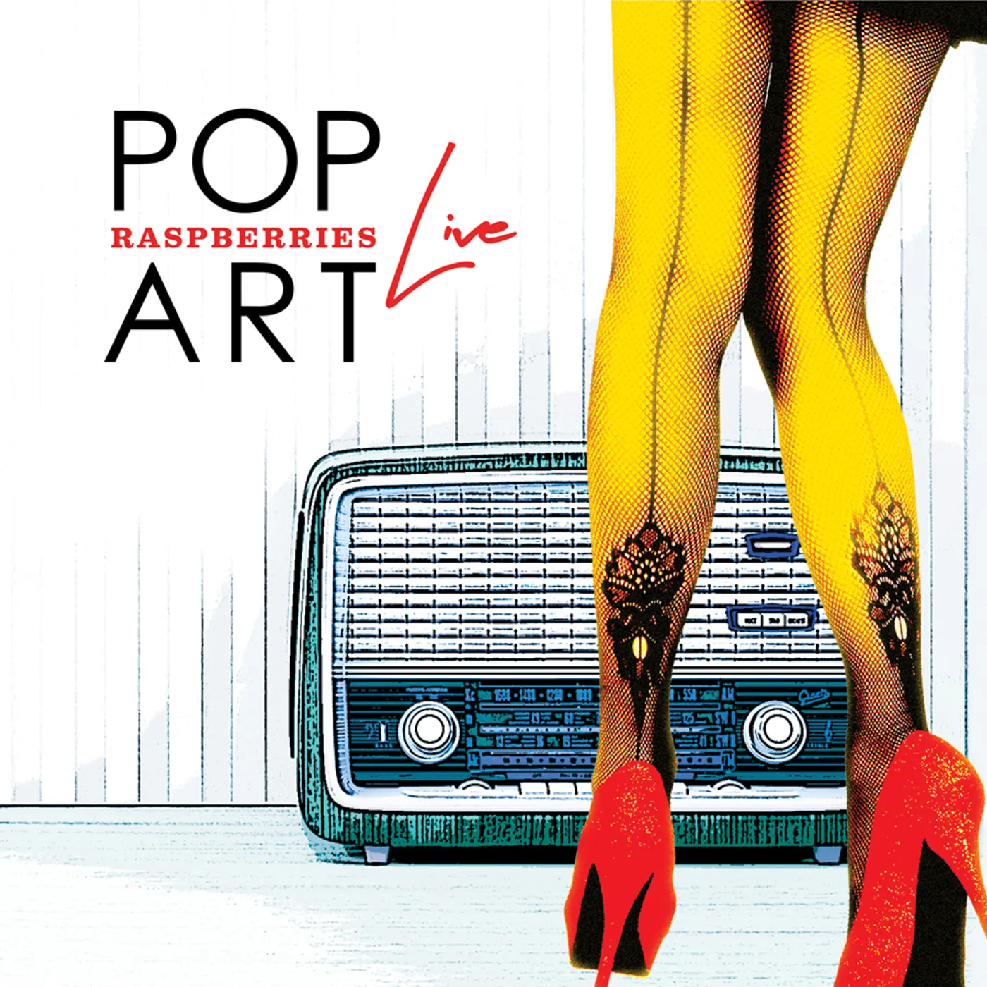 Raspberries Pop Art Live Vinyl Record