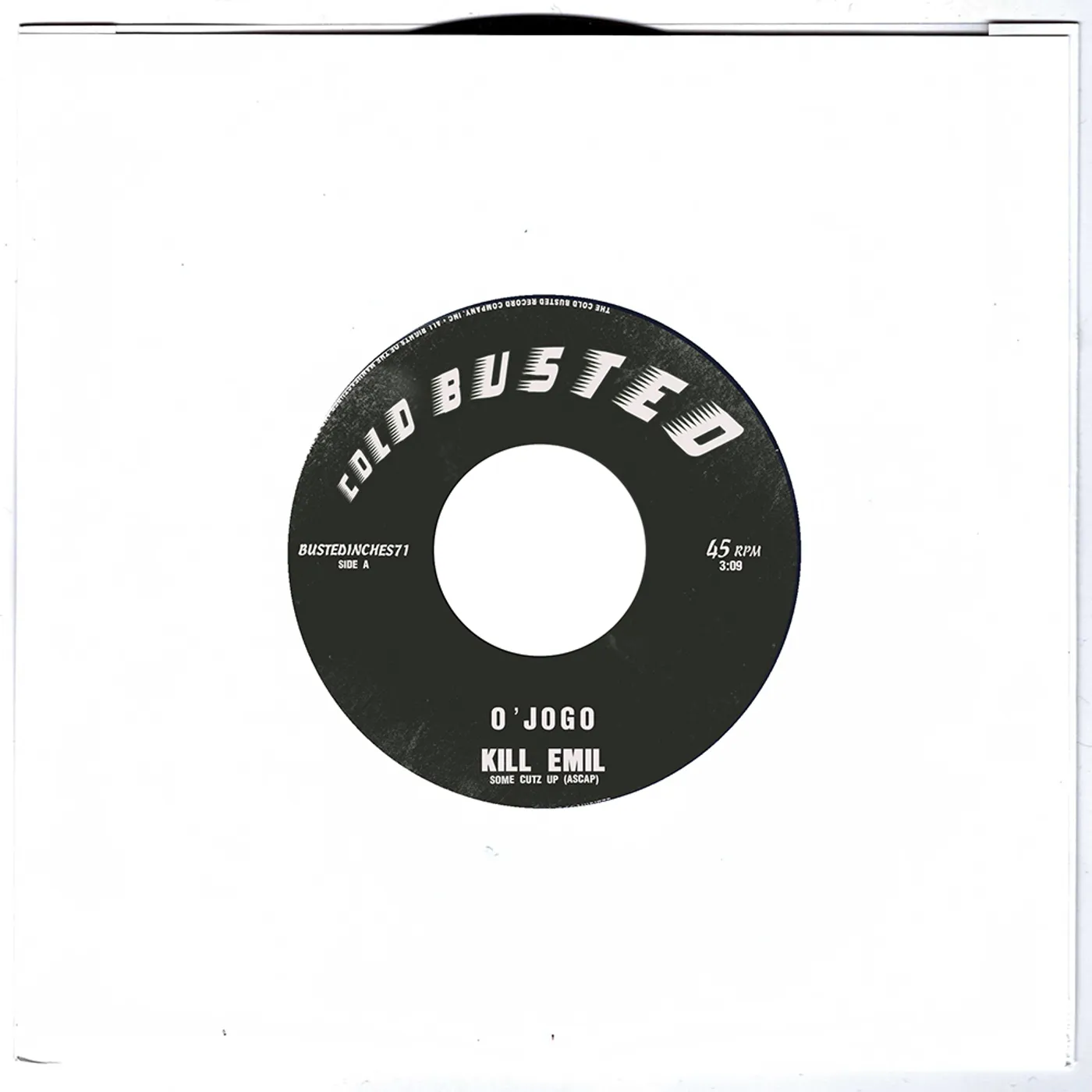 Kill Emil O'JOGO / TAMBO Vinyl Record