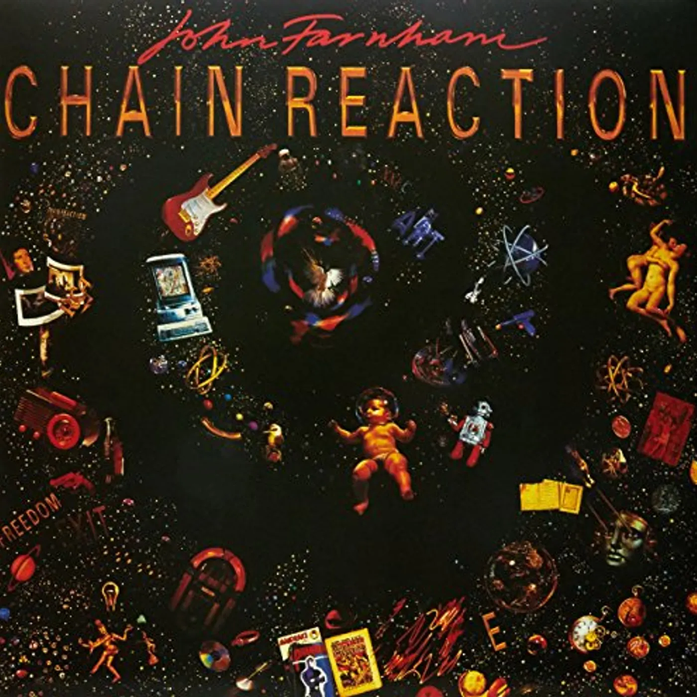 John Farnham Chain Reaction Vinyl Record