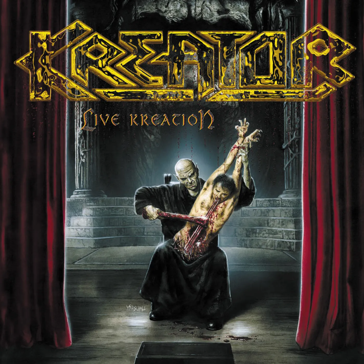 Kreator Live Kreation (3LP/2CD/Yellow) Vinyl Record
