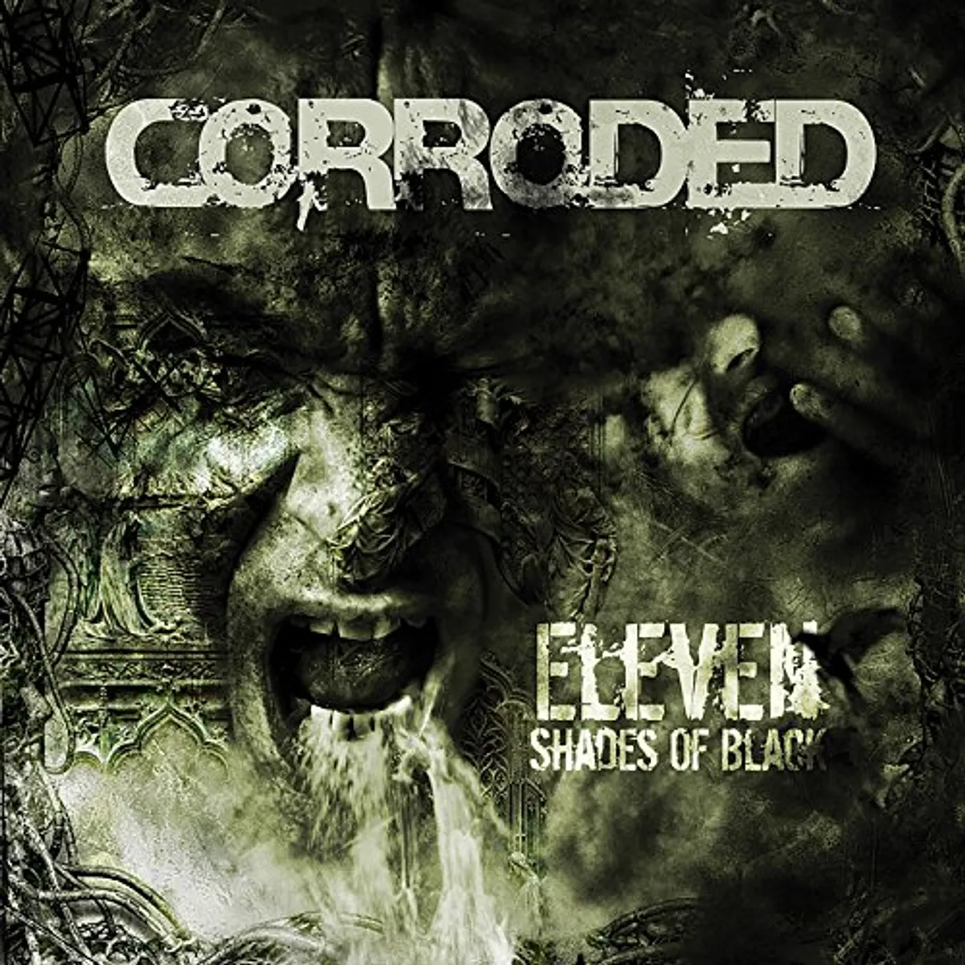 Corroded Eleven Shades Of Black Vinyl Record