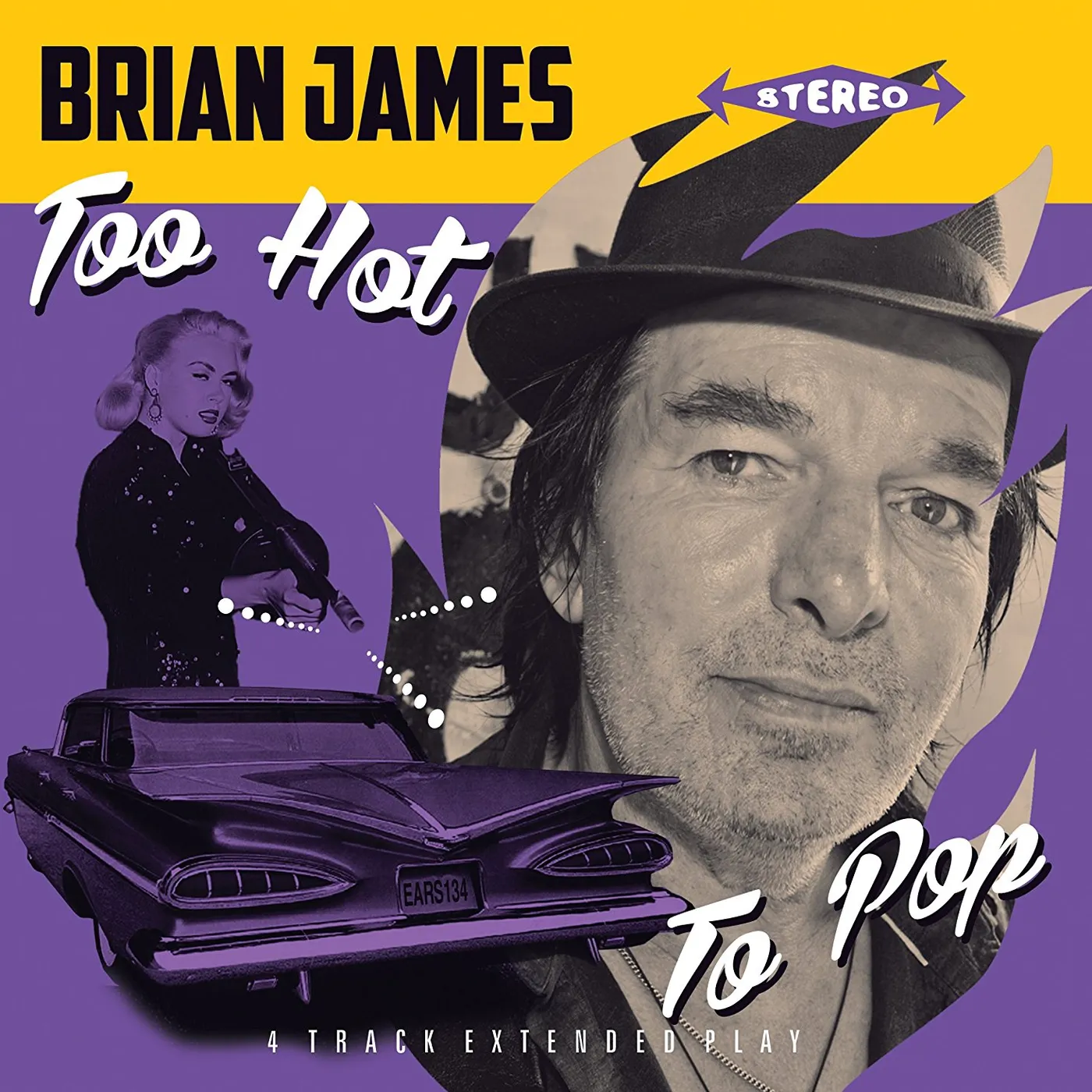 Brian James Too Hot To Pop Vinyl Record