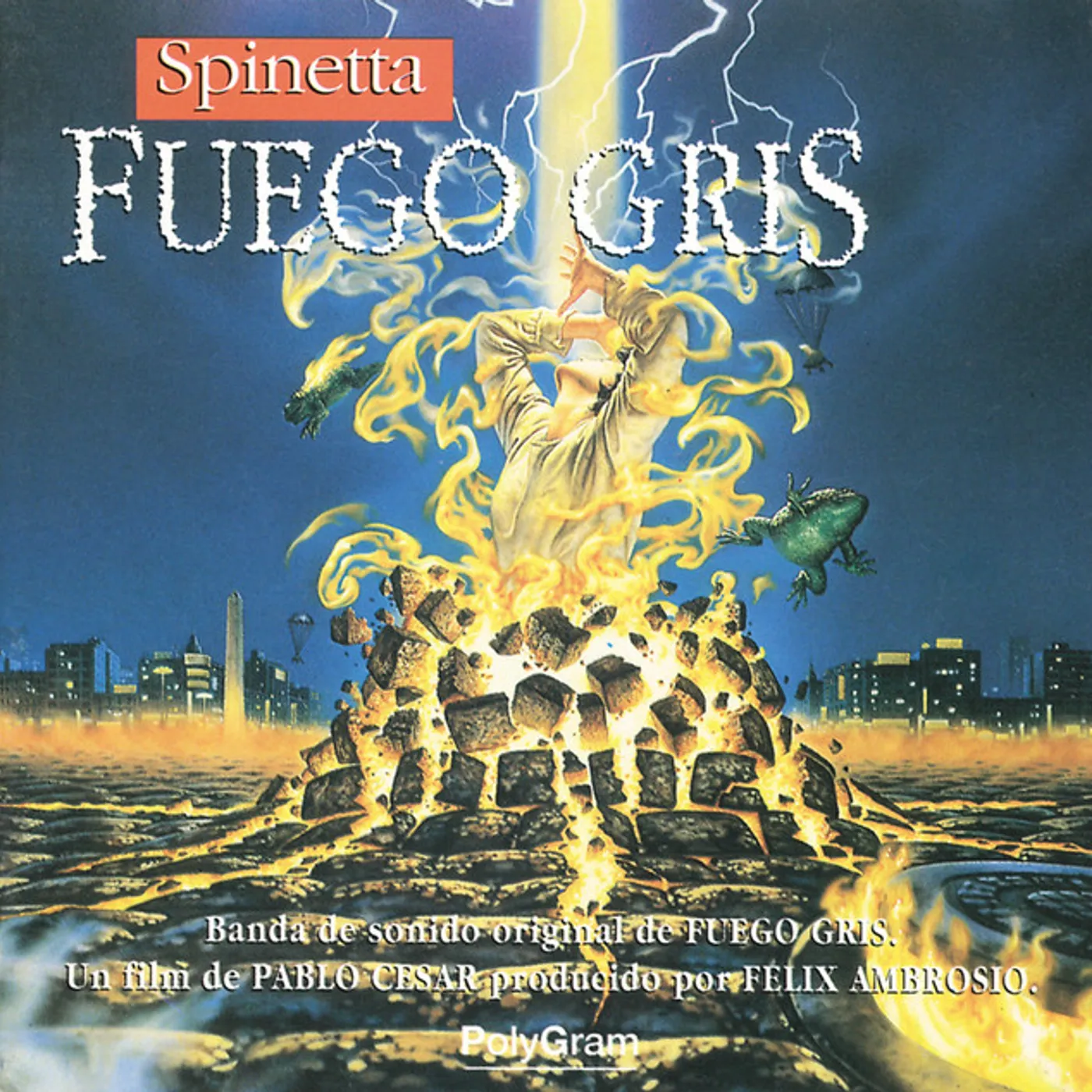 Luis Alberto Spinetta Fuego Gris Vinyl Record