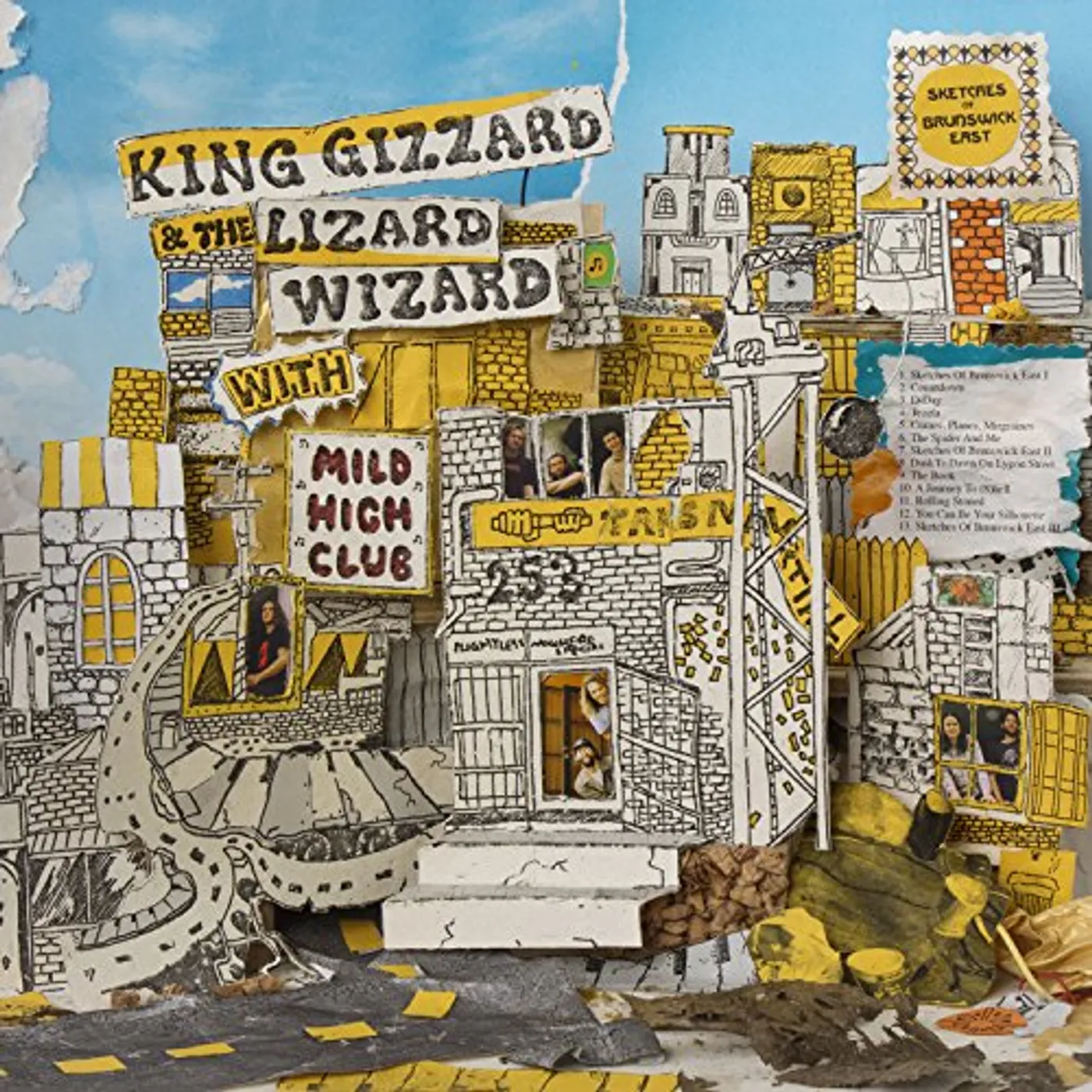 King Gizzard & The Lizard Wizard SKETCHES OF BRUNSWICK EAST (FEAT MILE HIGH CLUB) Vinyl Record