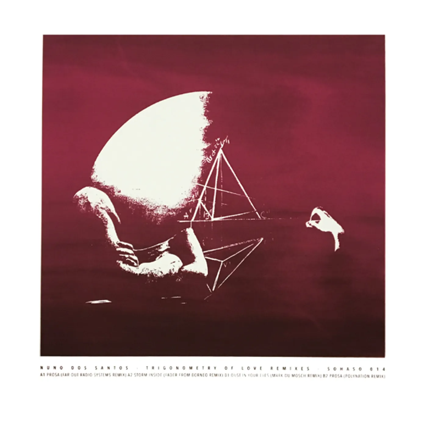 Nuno Dos Santos TRIGONOMETRY OF LOVE REMIX Vinyl Record