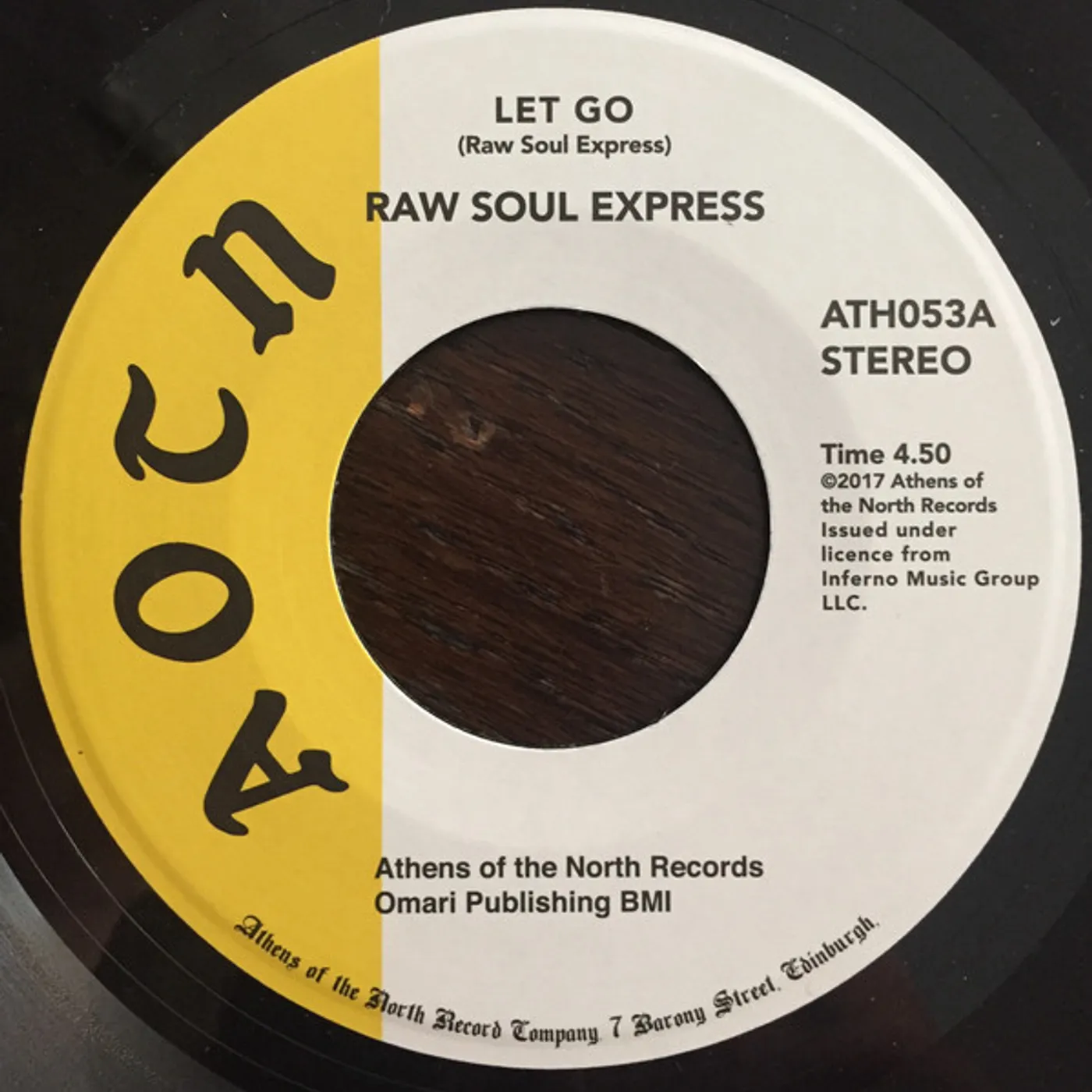 Raw Soul Express LET GO Vinyl Record