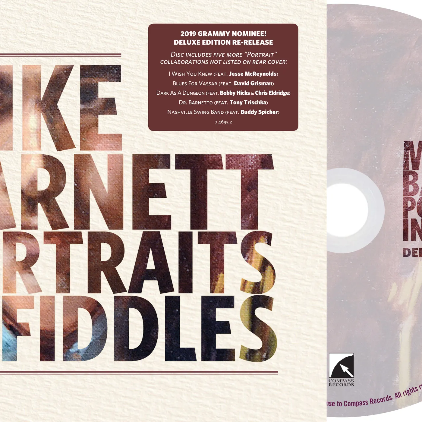 Mike Barnett PORTRAITS IN FIDDLES (DELUXE EDITION) CD