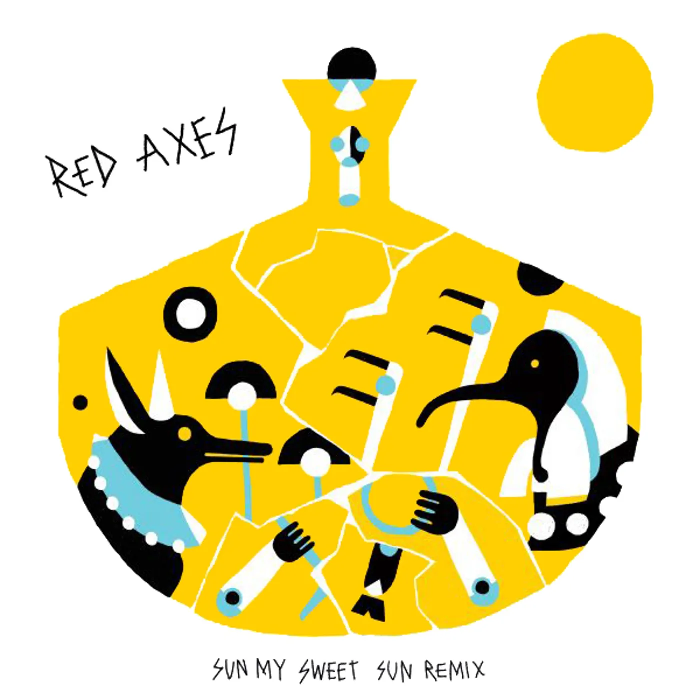 Red Axes Sun My Sweet Sun Remix Vinyl Record