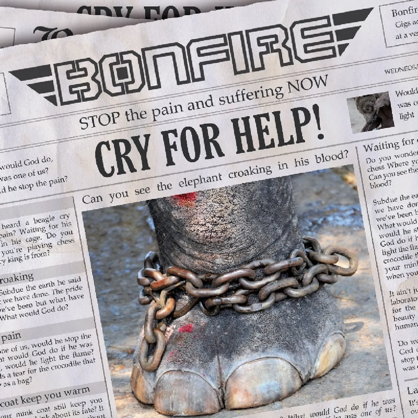 Bonfire CRY4HELP CD