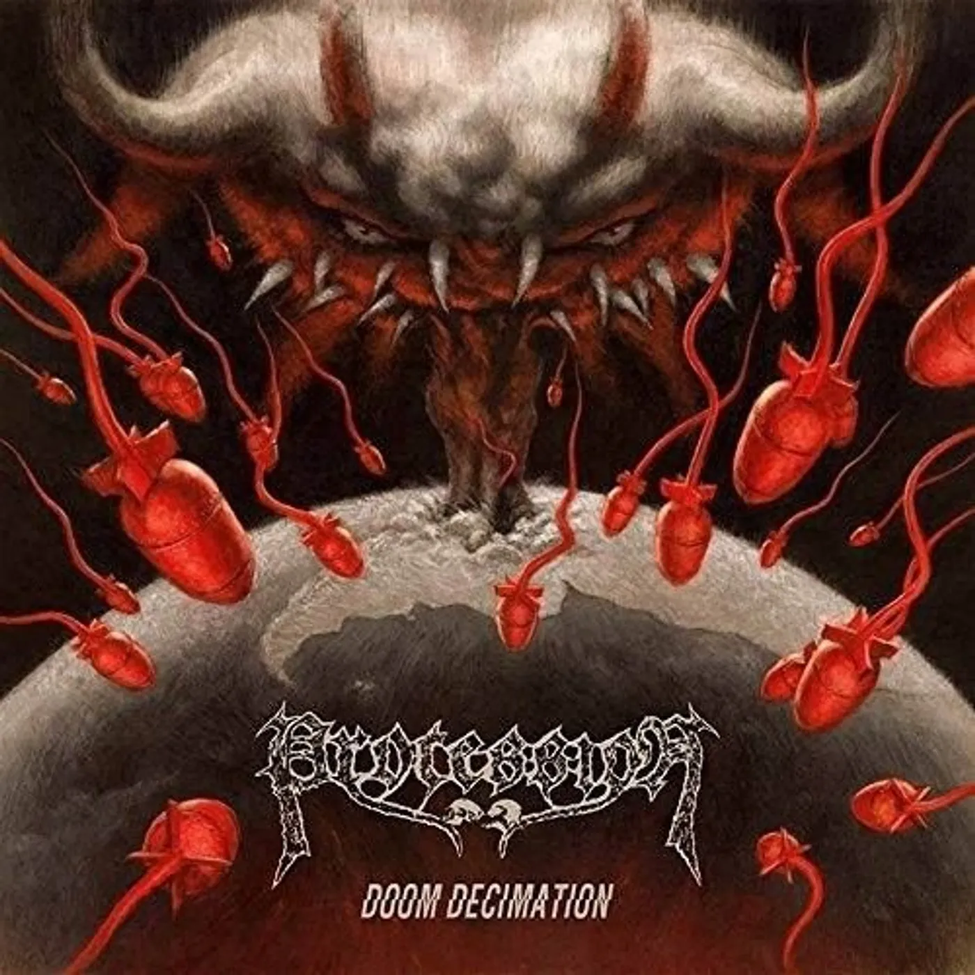 Procession DOOM DECIMATION (GOLD VINYL) Vinyl Record