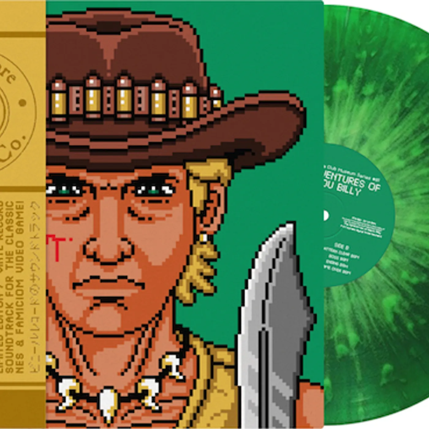 Konami Kukeiha Club ADVENTURES OF BAYOU BILLY / Original Soundtrack Vinyl Record