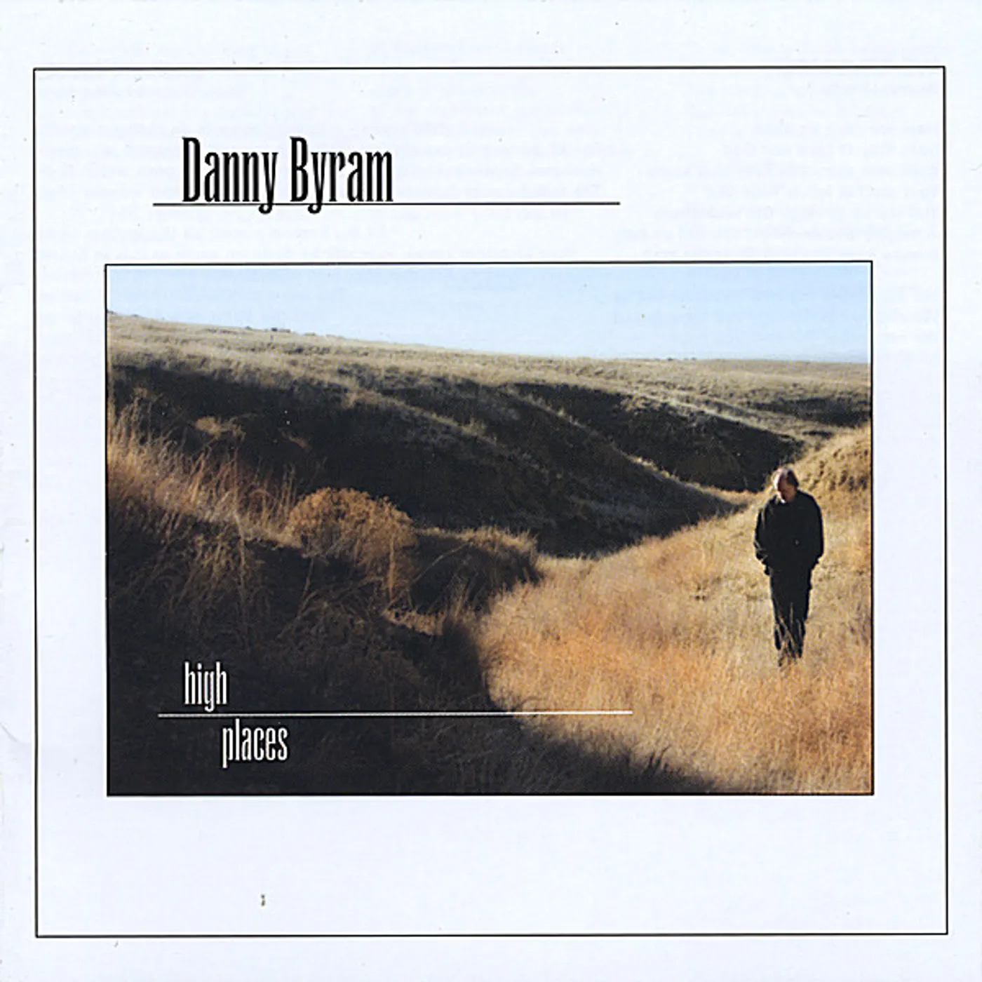 Danny Byram HIGH PLACES CD
