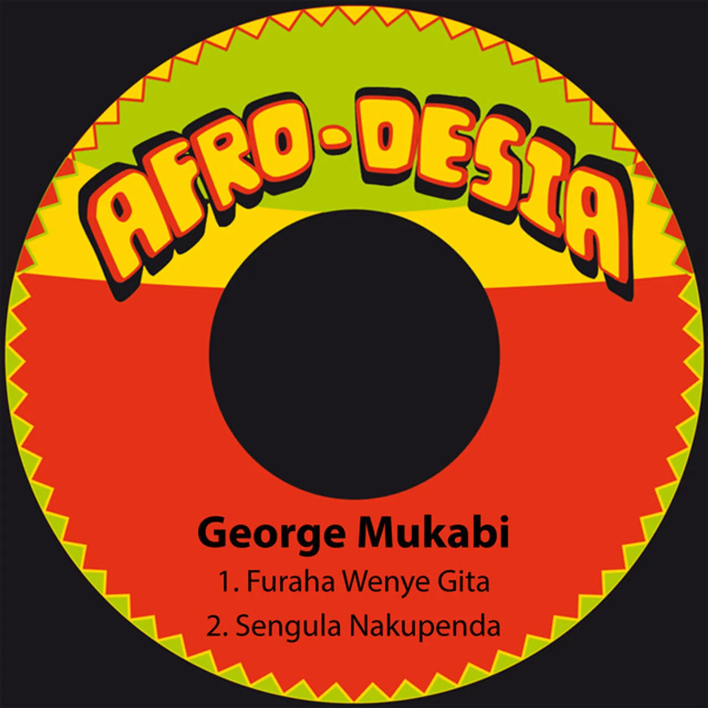 George Mukabi Furaha Wenye Gita Vinyl Record