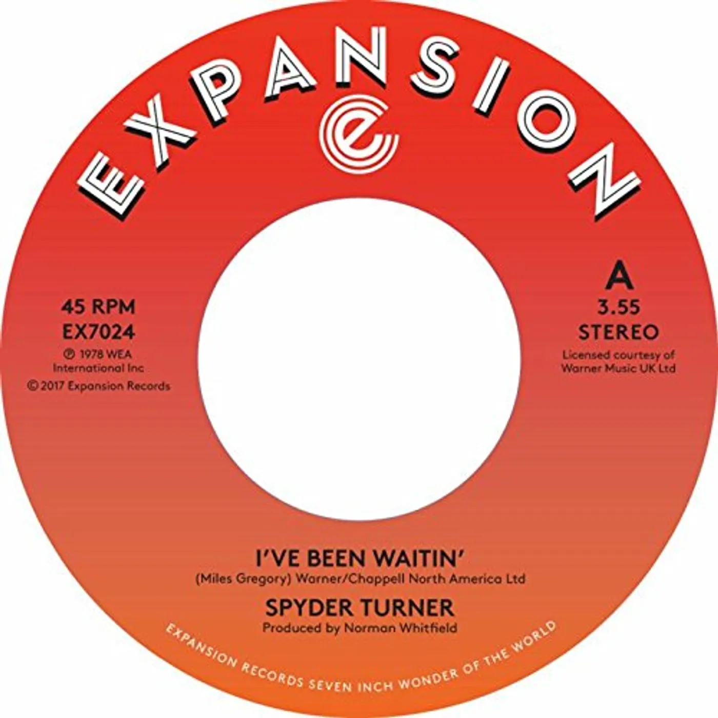 Spyder Turner I'VE BEEN WAITIN / GET DOWN Vinyl Record