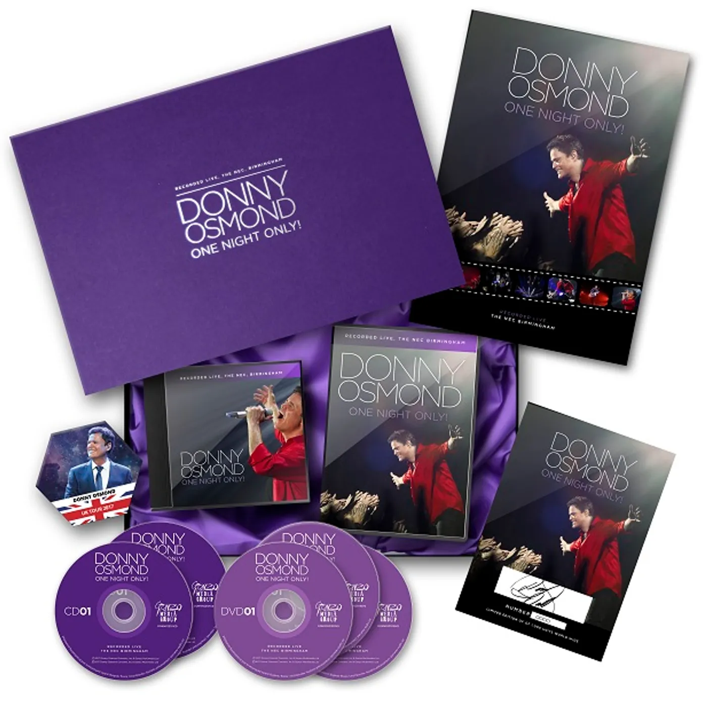 Donny Osmond ONE NIGHT ONLY CD