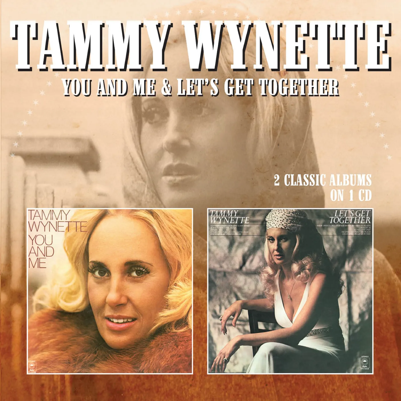Tammy Wynette YOU & ME / LET'S GET TOGETHER CD