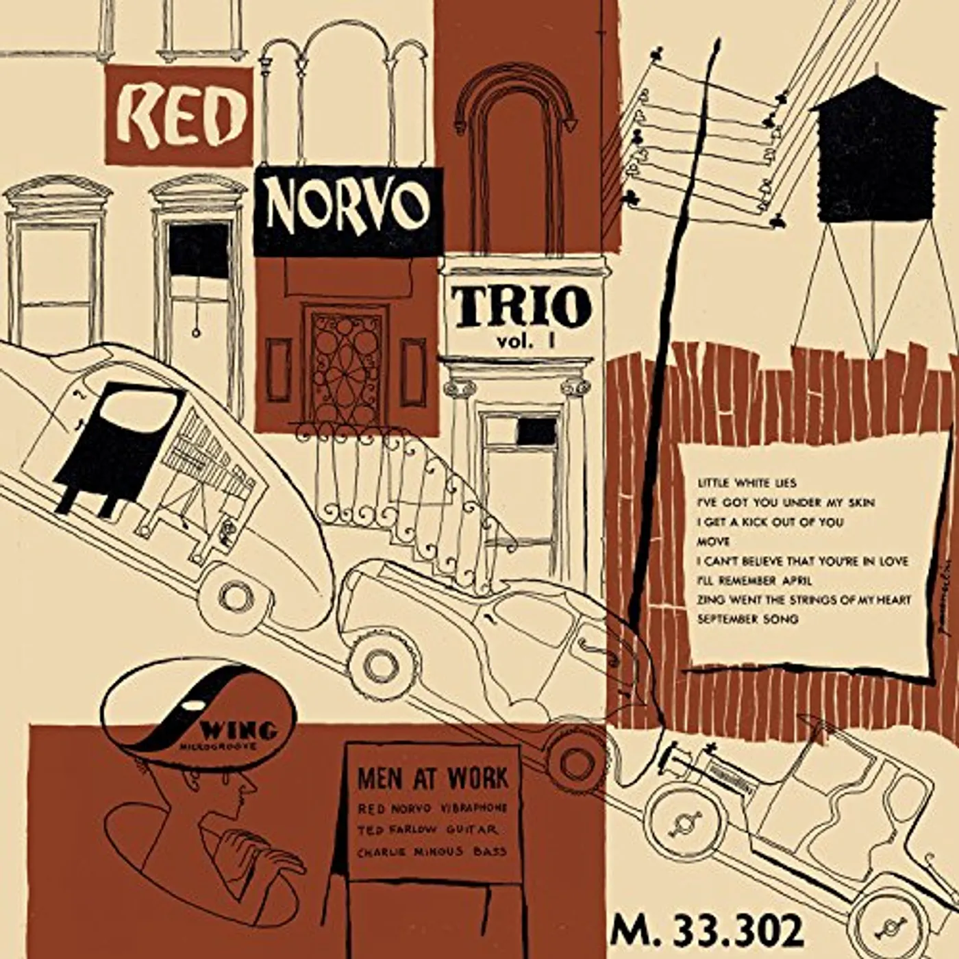 Red Norvo Trio MEN AT WORK Vinyl Record