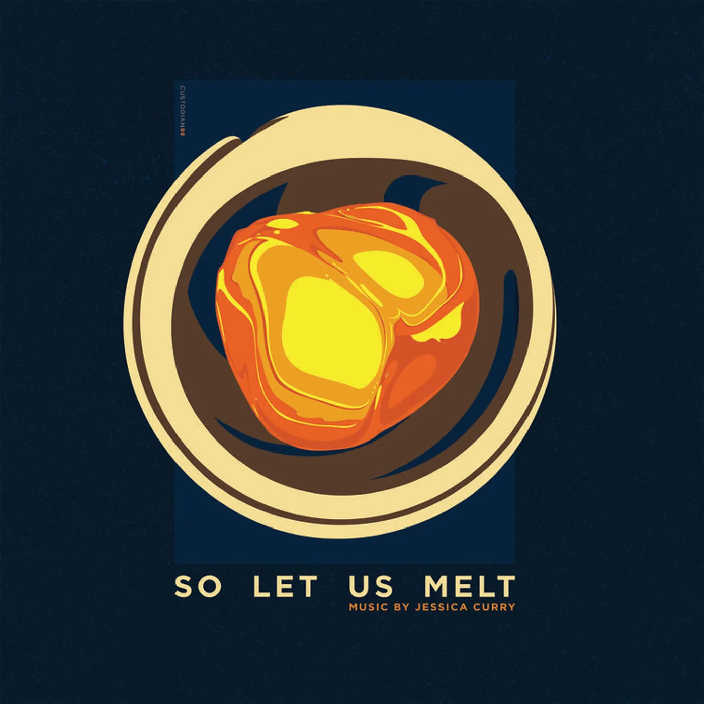 Jessica Curry SO LET US MELT (LIMITED ORANGE & BLUE 180G/DL CODE/REMASTER) Vinyl Record