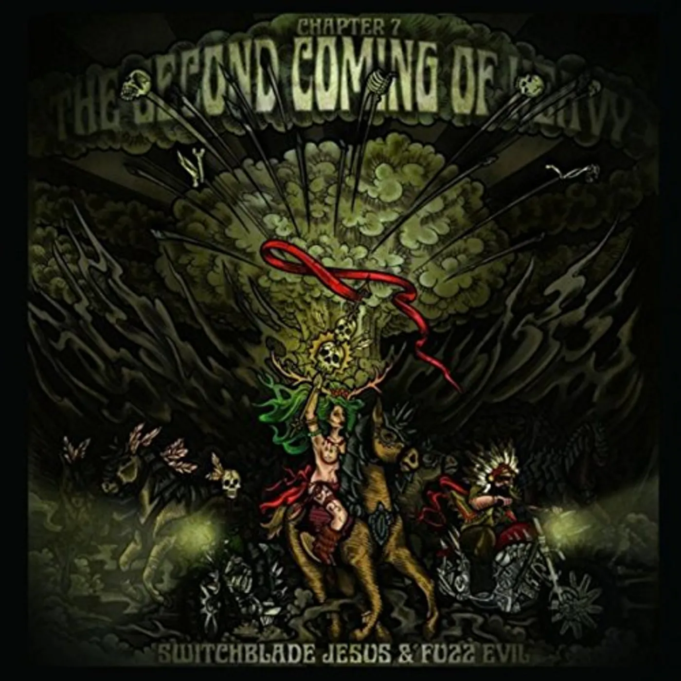 Second Coming Of Heavy CHAPTER 7: SWITCHBLADE JESUS & FUZZ EVIL Vinyl Record