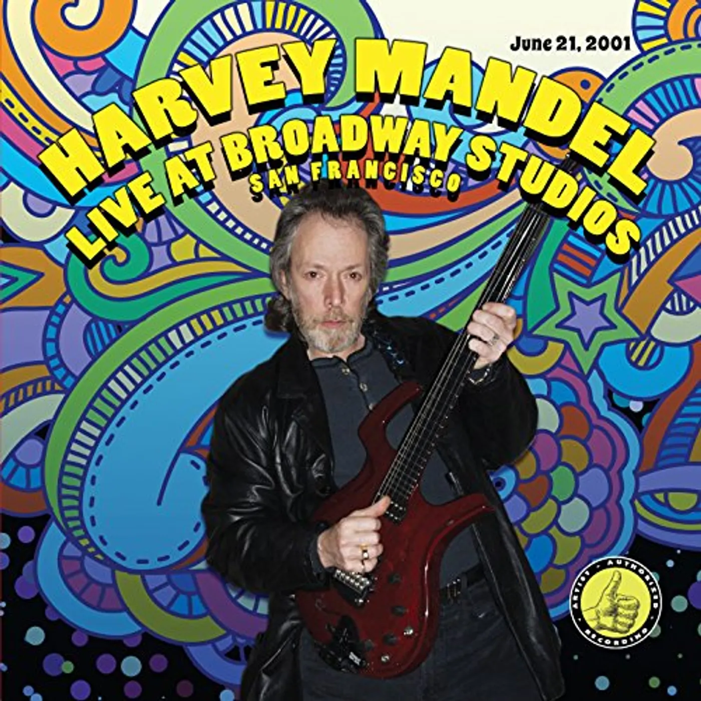Harvey Mandel LIVE AT BROADWAY STUDIOS CD