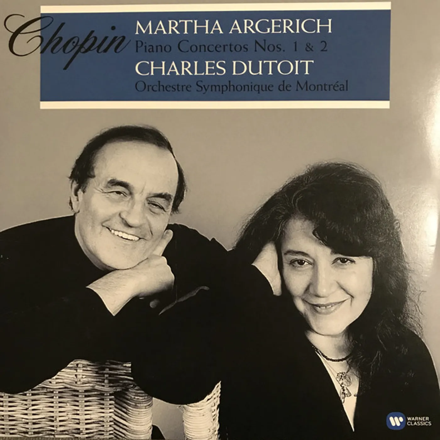Chopin / Martha Argerich PIANO CONCERTOS 1 & 2 Vinyl Record