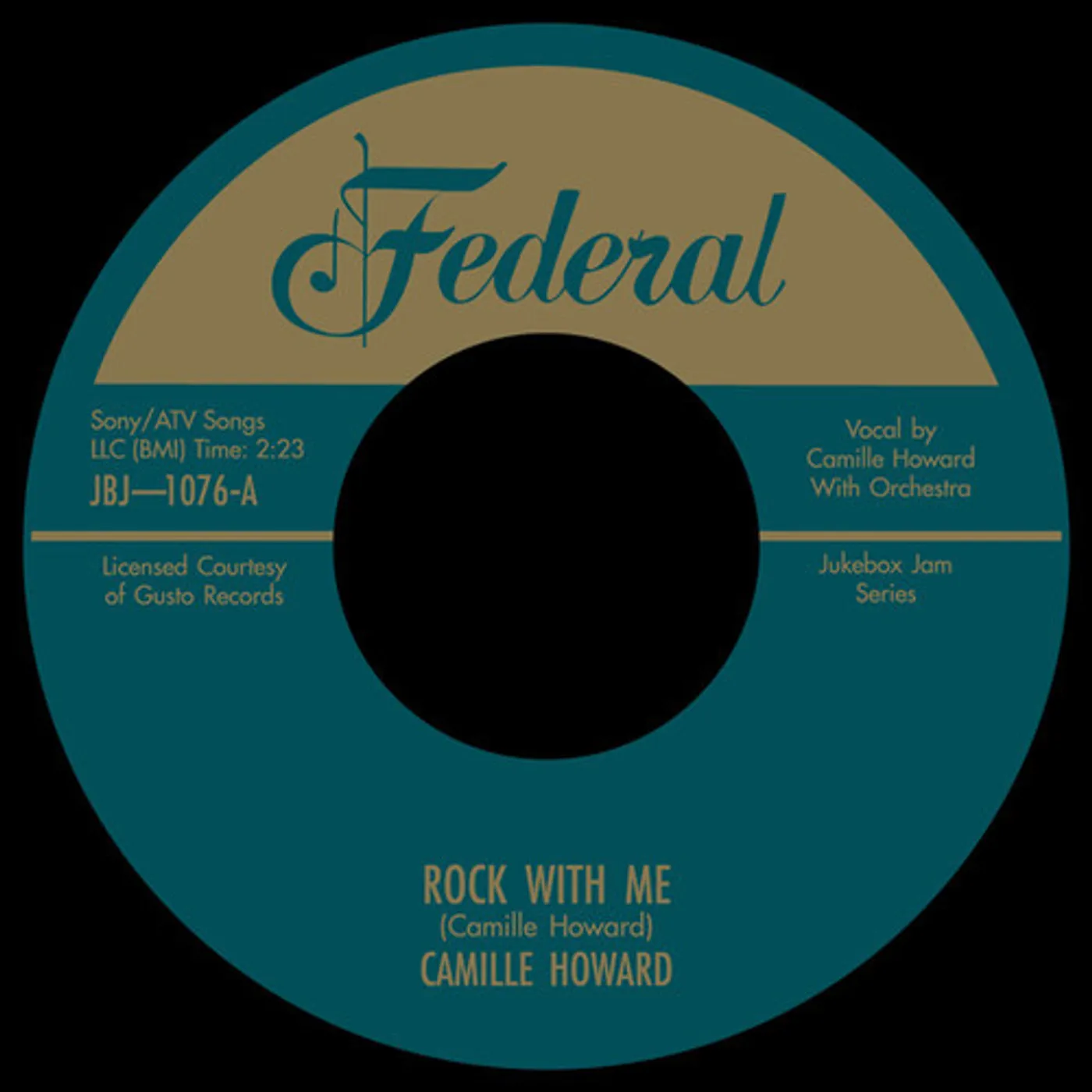 Camille Howard NASTY MAN / ROCK WITH ME Vinyl Record