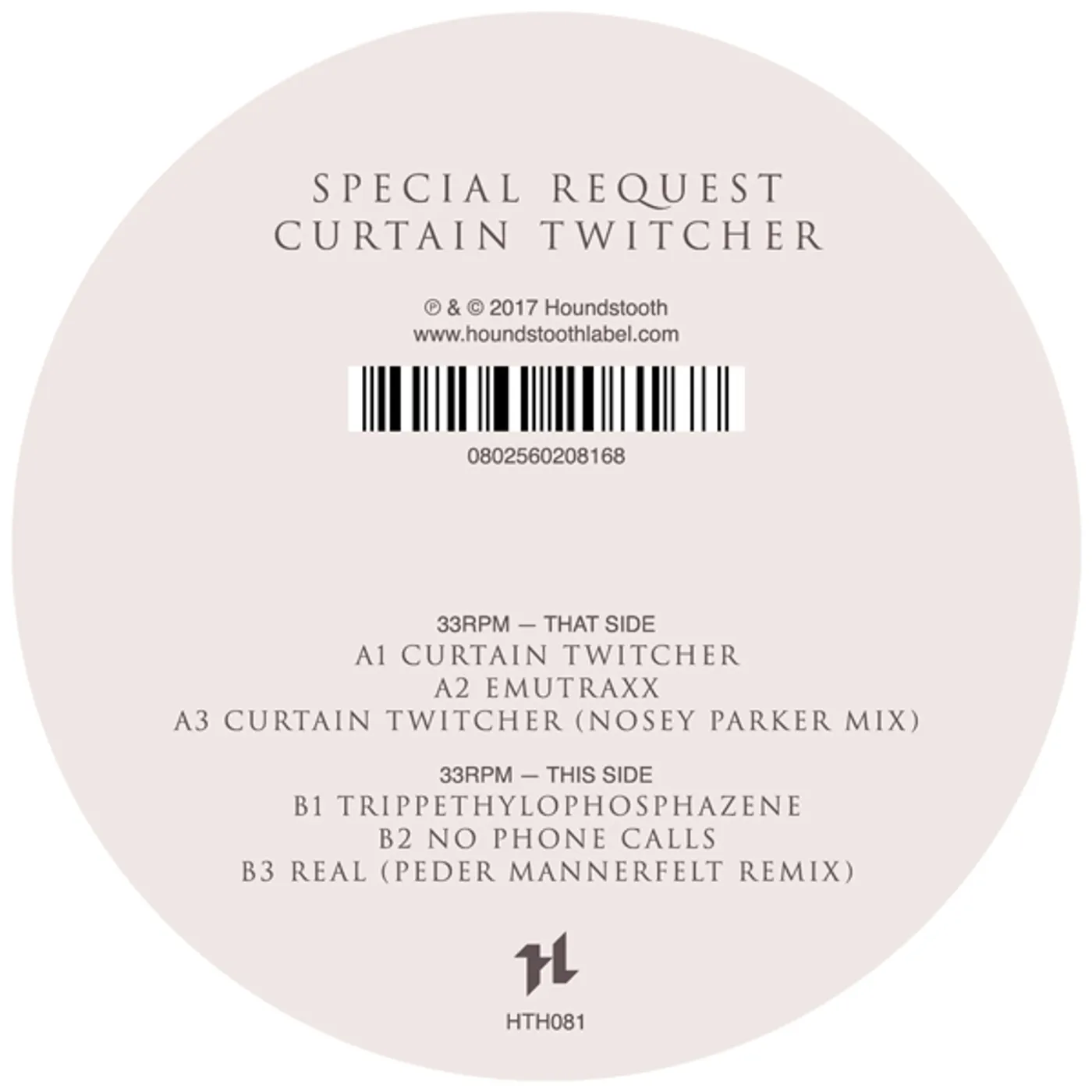 Special Request Curtain Twitcher Vinyl Record