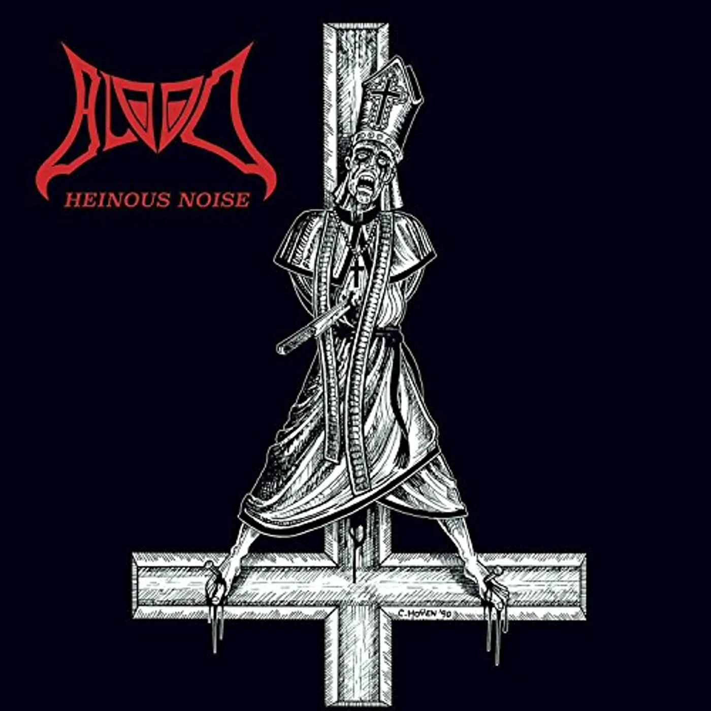 BLOOD Heinous Noise Vinyl Record
