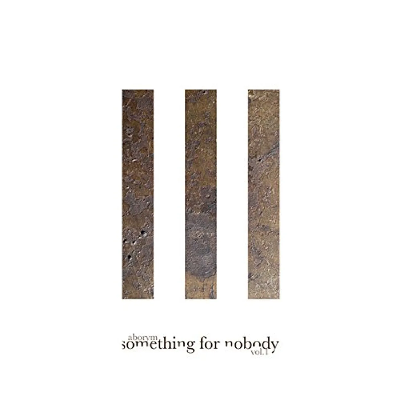 Aborym SOMETHING FOR NOBODY VOL 1 (WHITE VINYL) Vinyl Record