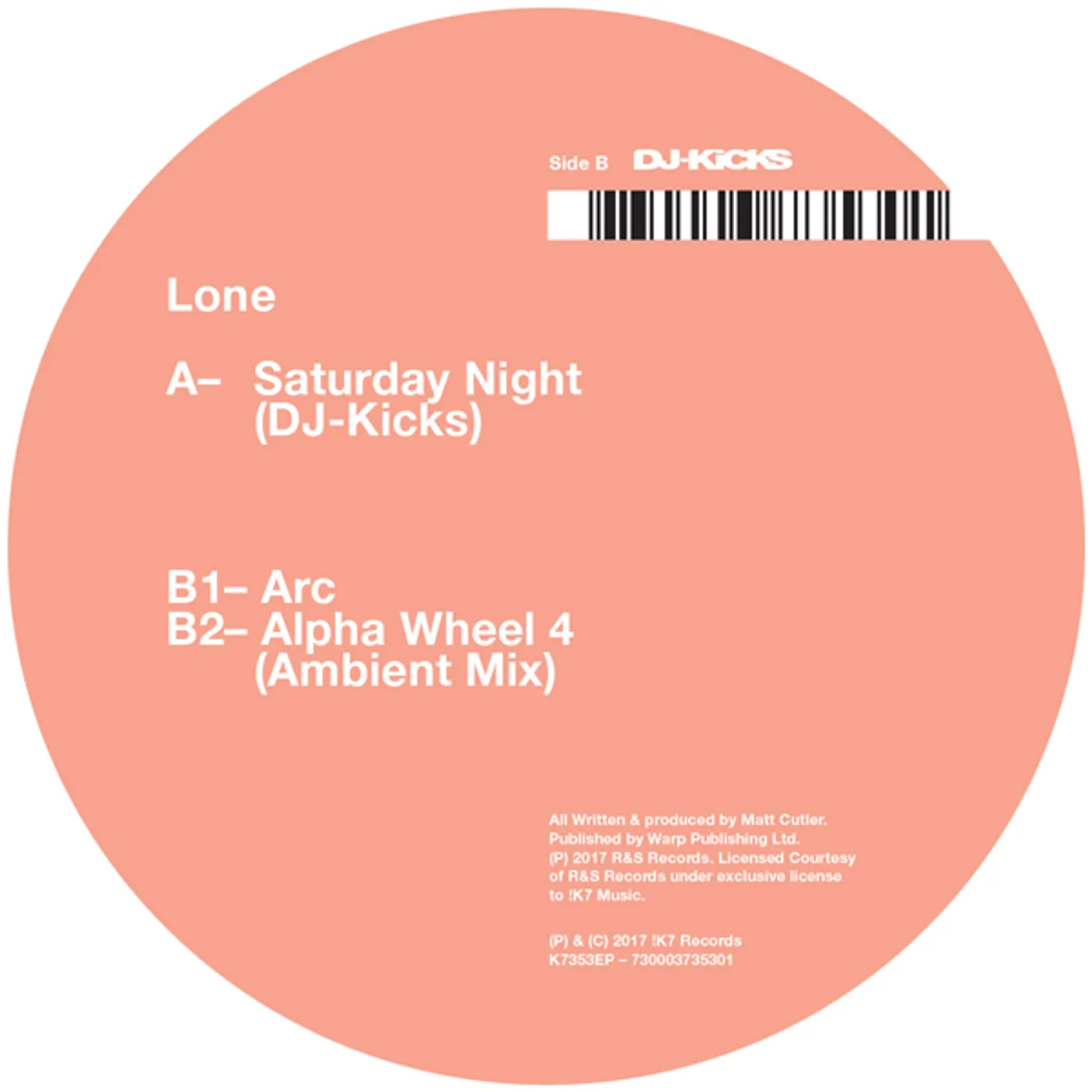 Lone SATURDAY NIGHT Vinyl Record