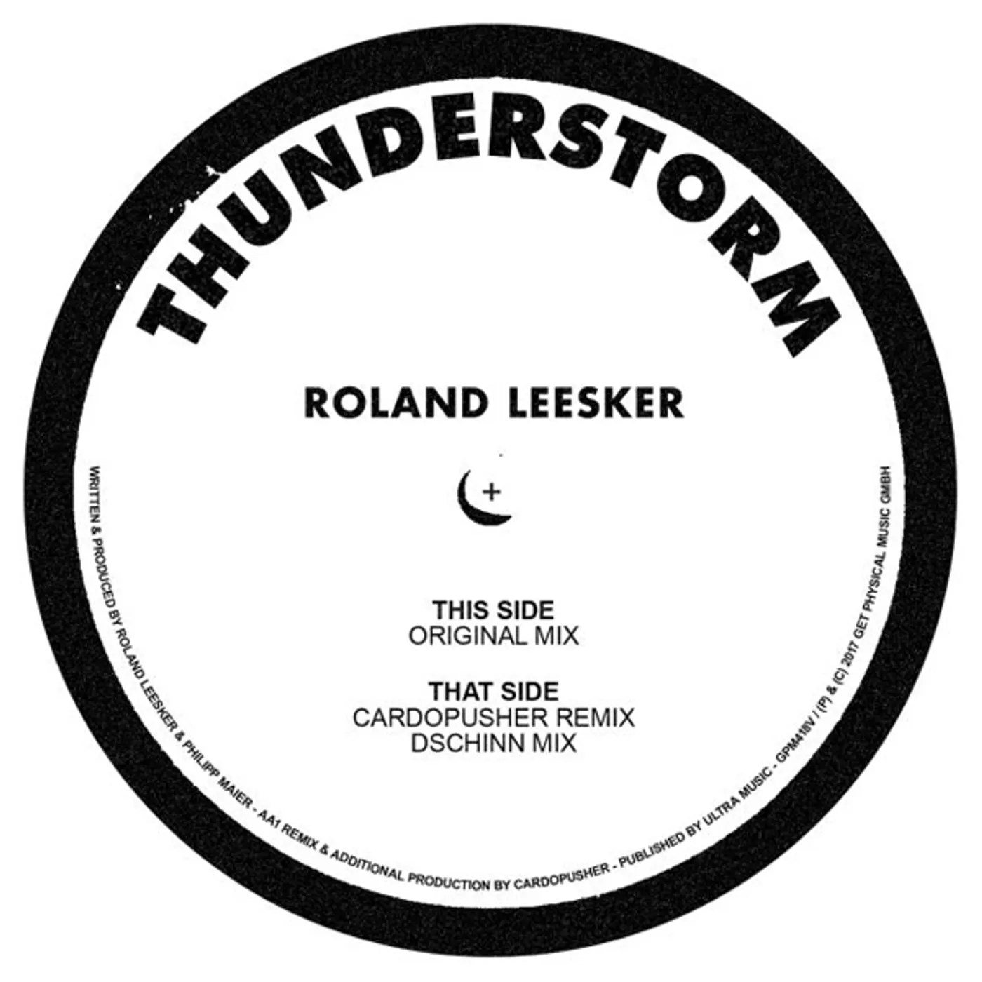 Roland Leesker Thunderstorm Vinyl Record