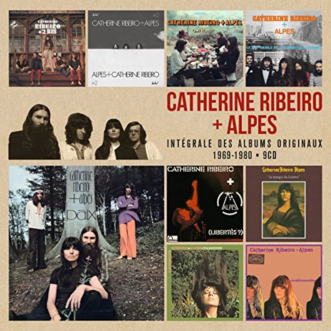 Catherine Ribeiro + Alpes INTEGRALE DES ALBUMS ORIGINAL 1969-1980 CD