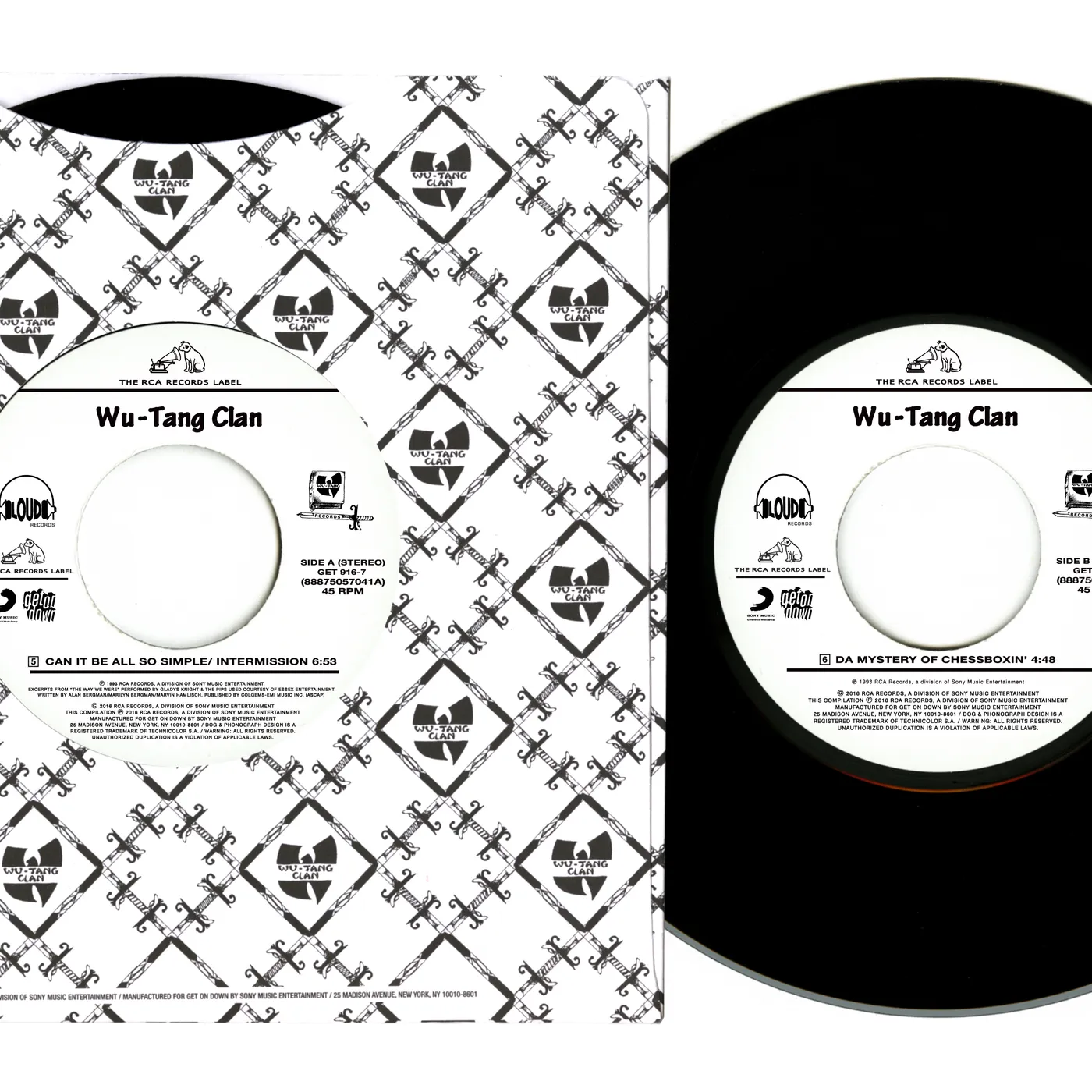 Wu-Tang Clan CAN IT BE ALL SO SIMPLE / DA MYSTERY OF CHESSBOXIN Vinyl Record
