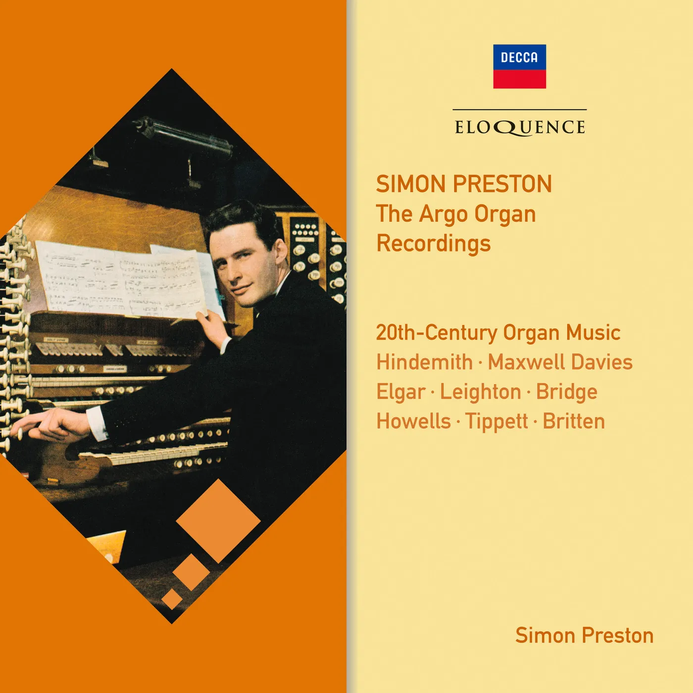 Simon Preston 20TH CENTURY ORGAN MUSIC CD