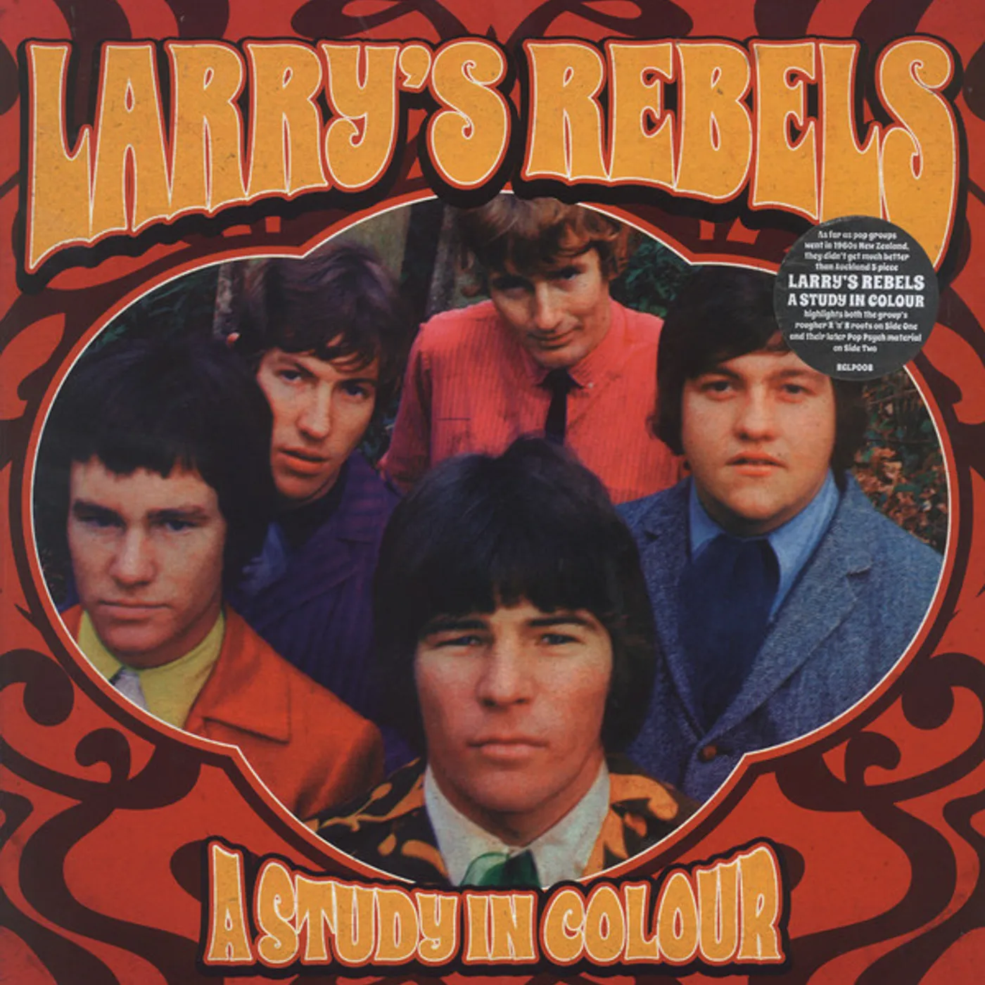 Larry's Rebels STUDY IN COLOUR Vinyl Record