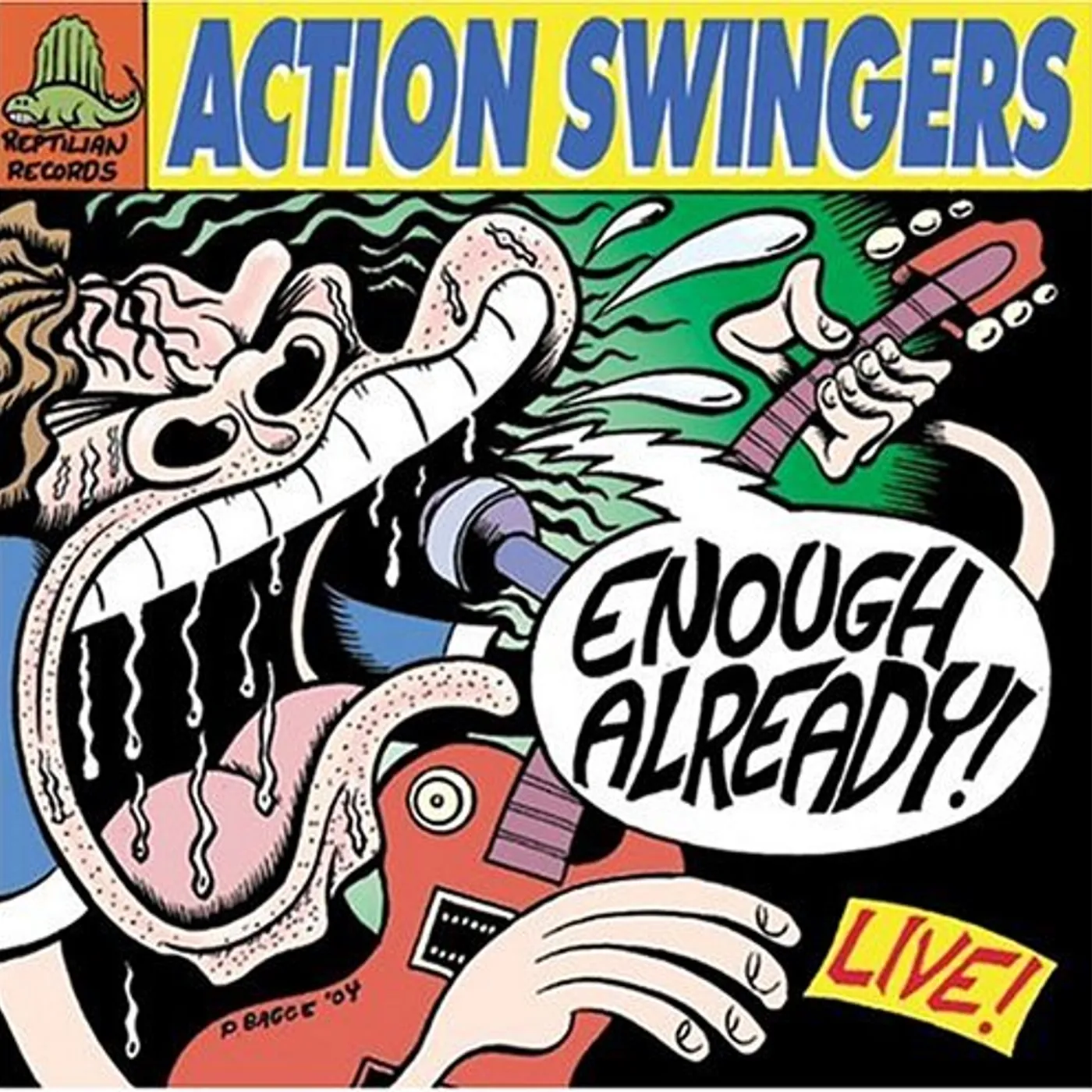 Action Swingers ENOUGH ALREADY LIVE CD
