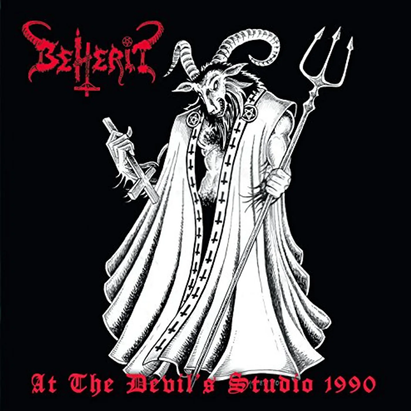 Beherit AT THE DEVIL'S STUDIO 1990 CD