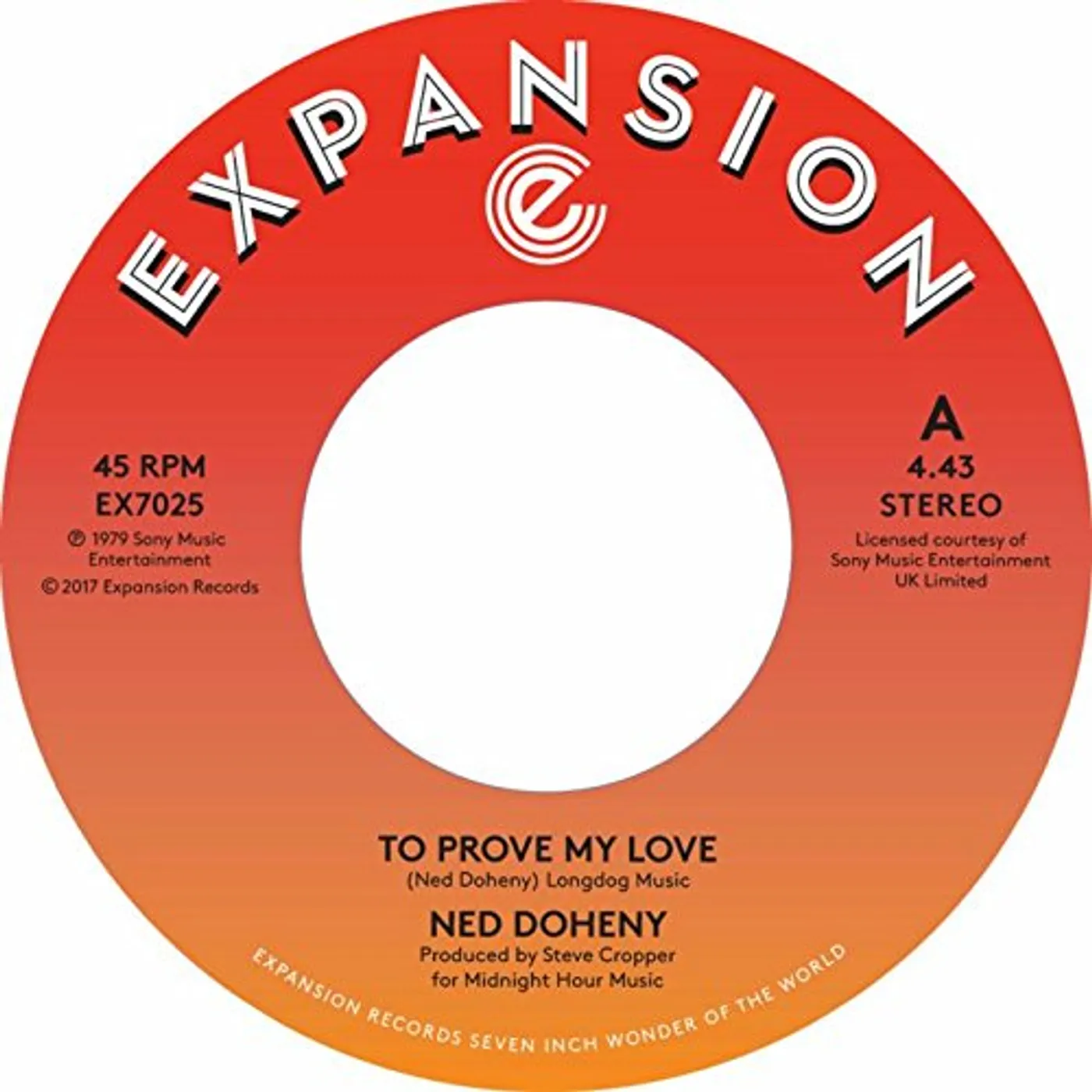 Ned Doheny TO PROVE MY LOVE / GUESS WHO'S LOOKING FOR LOVE Vinyl Record